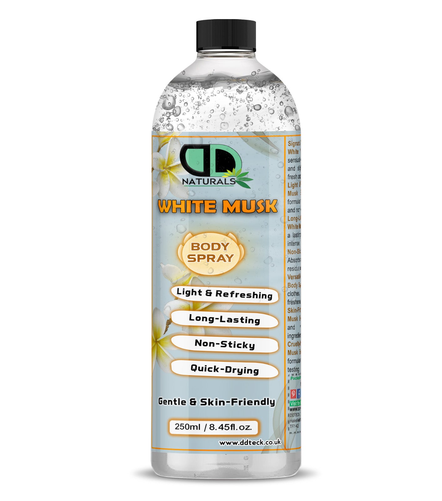 White Musk Body Spray – Light & Refreshing Long-Lasting Fragrance