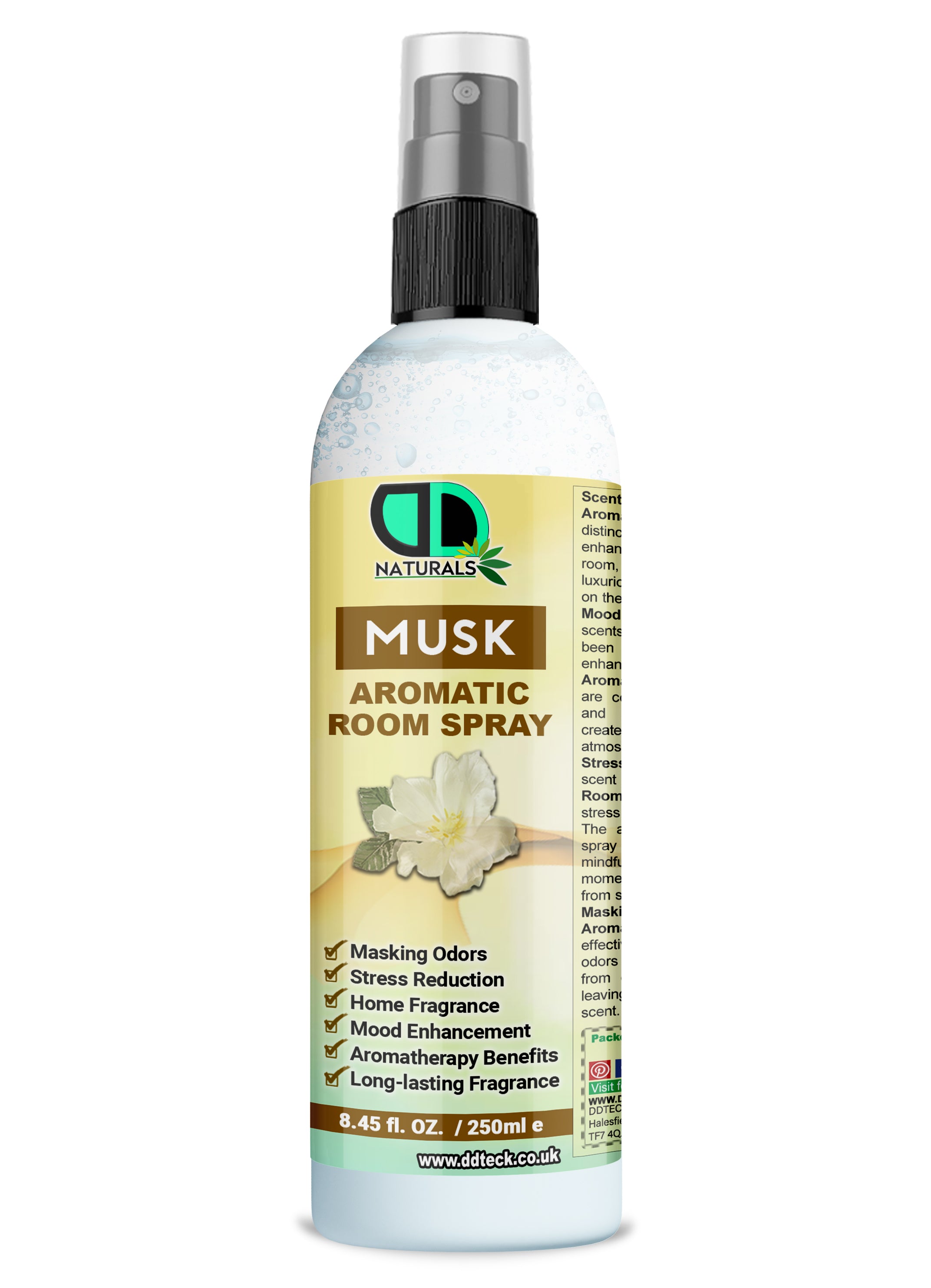 Musk Aromatic Room Spray – Premium Long-Lasting Home Fragrance