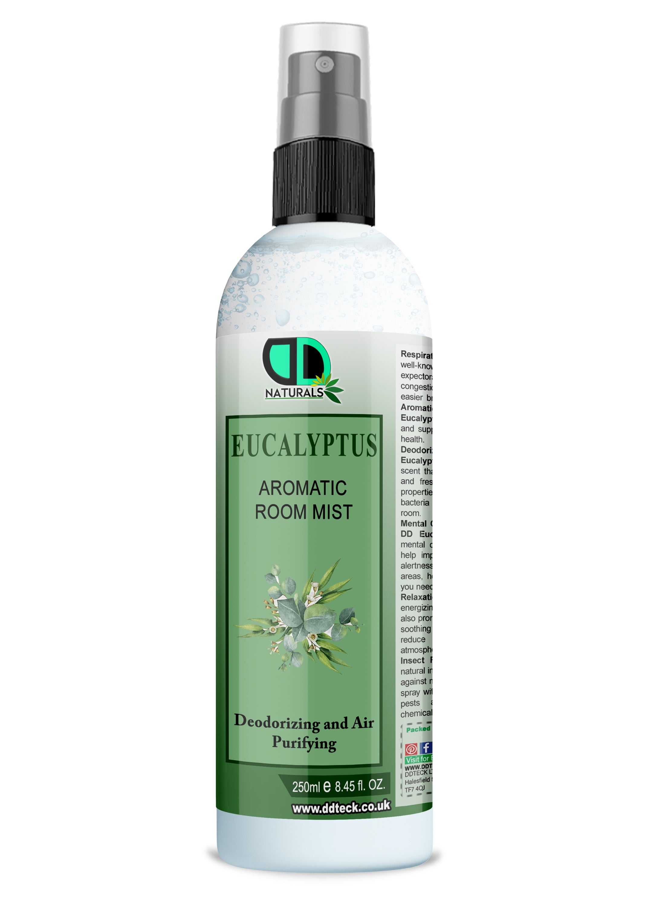 Eucalyptus Aromatic Room Spray | Natural Air Freshener, Odor Eliminator & Respiratory Support Spray