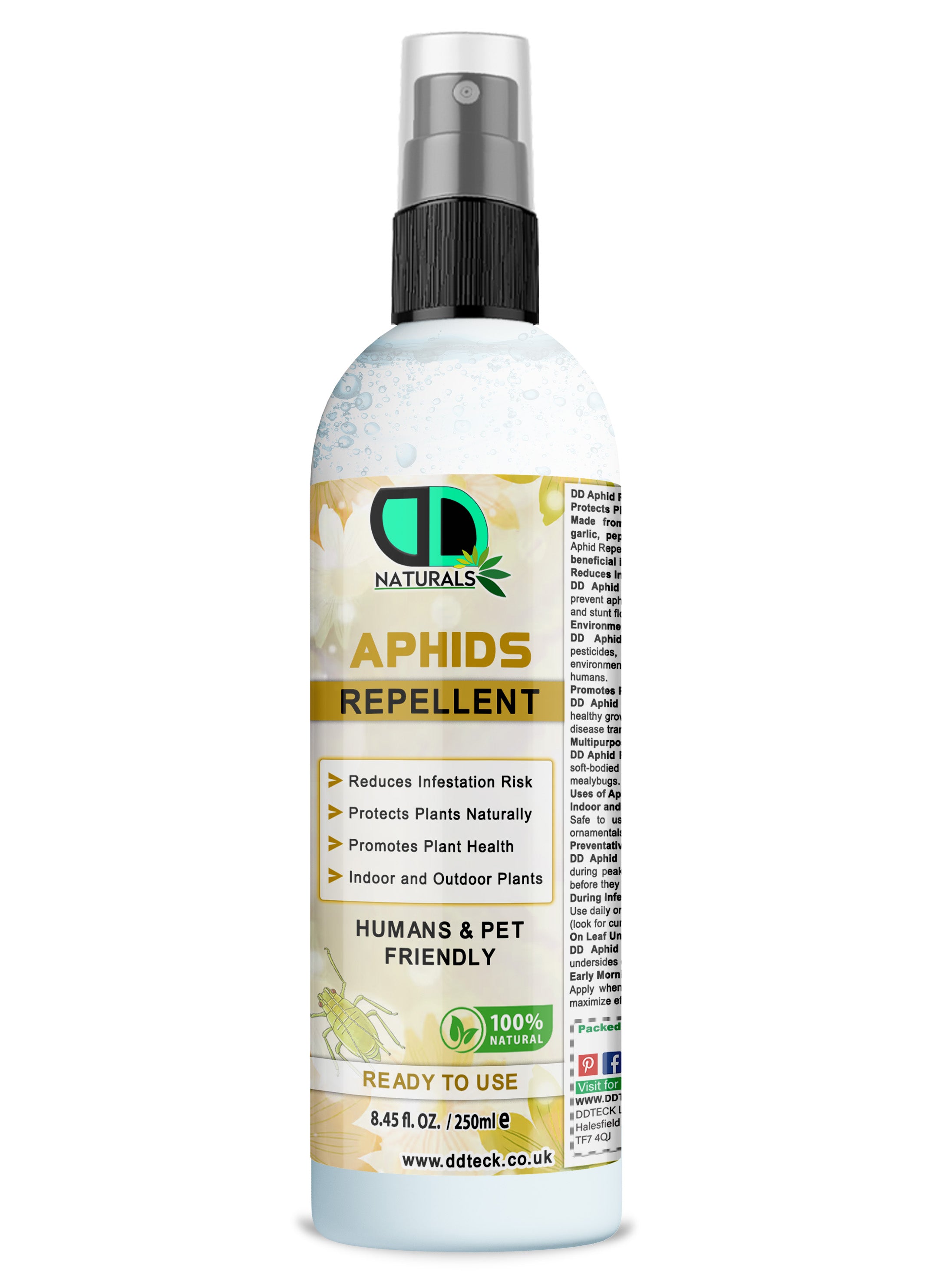 Natural Aphids Repellent | Protects Plants Naturally & Promotes Plant Health