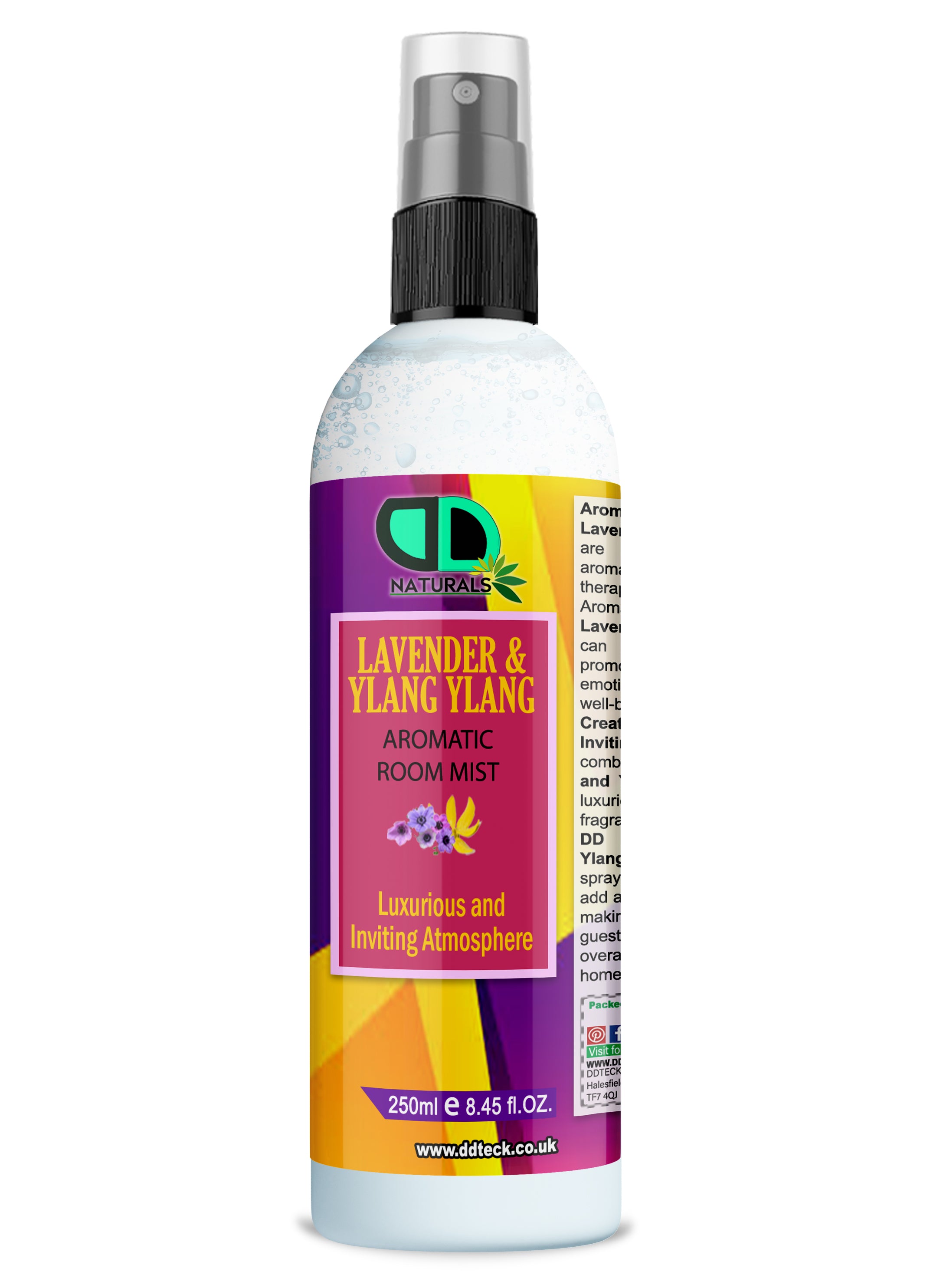 Lavender & Ylang Ylang Home Fragrance Spray | Natural Aromatic Room Mist