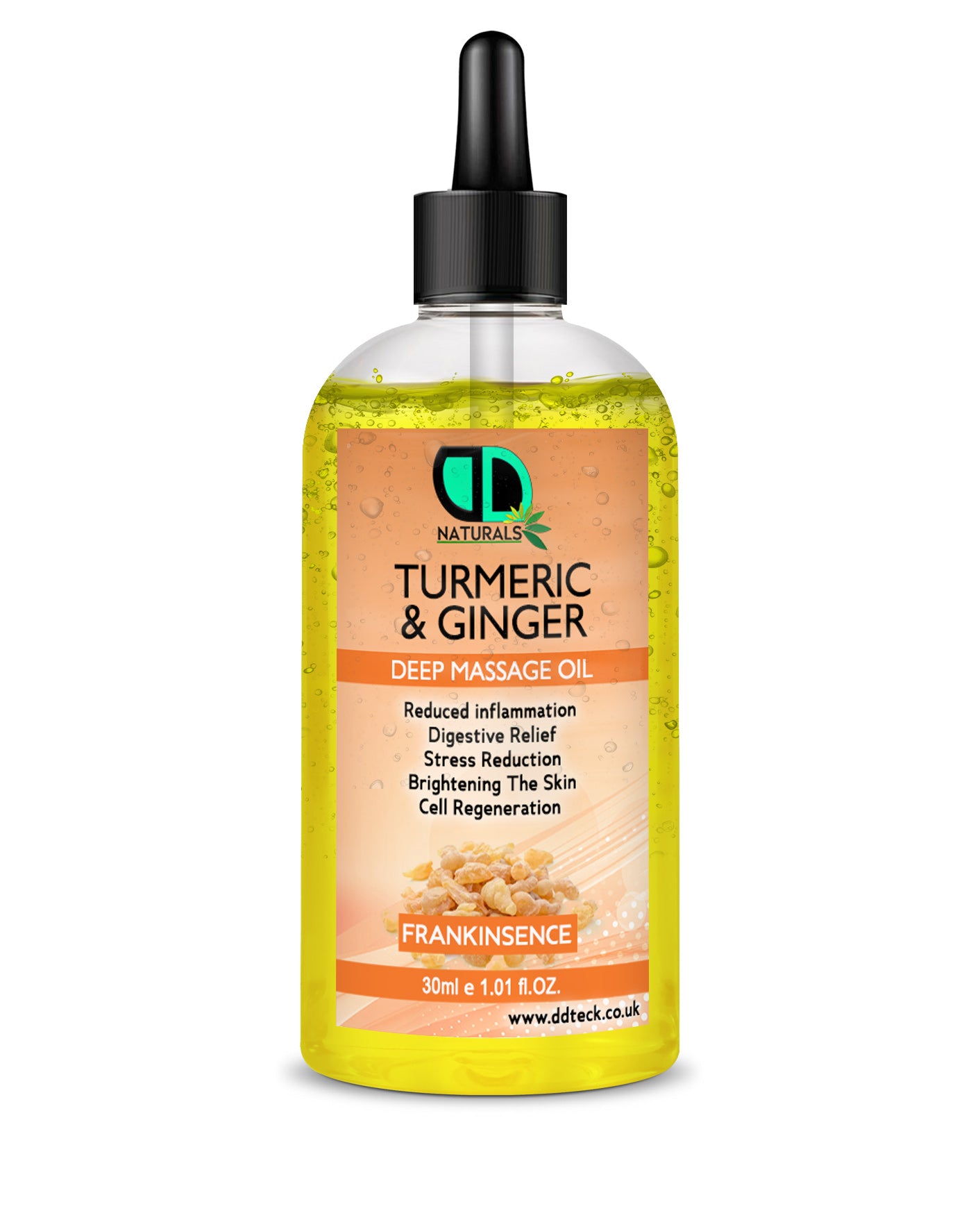 Turmeric & Ginger Deep Massage Oil with Frankincense