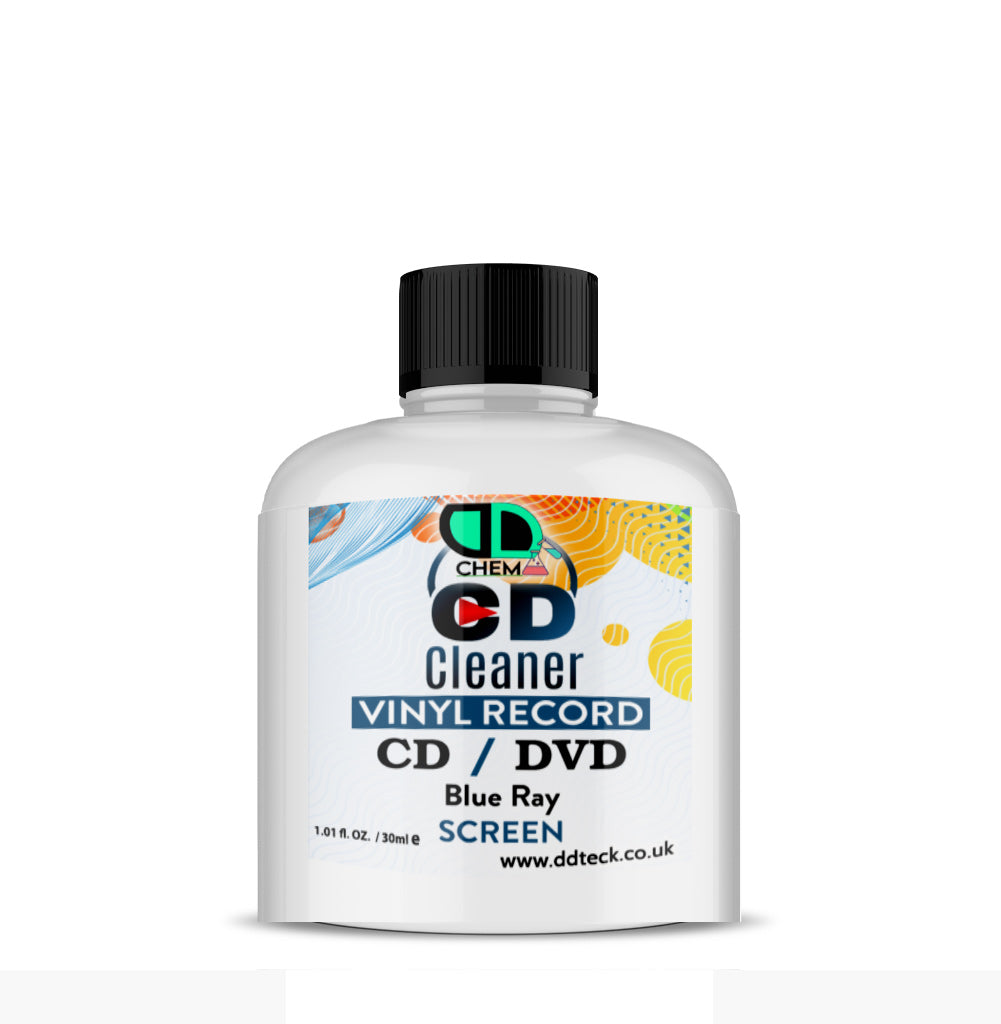 CD, DVD & Vinyl Record Cleaner | Restores Sound & Picture Quality, Protects Media & Playback Equipment