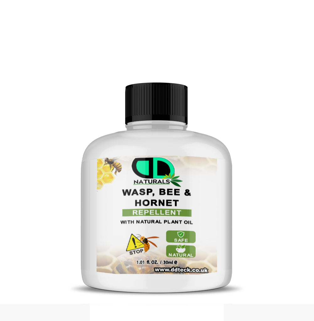 Wasp, Bee & Hornet Repellent – 100% Natural Plant Oil Defense