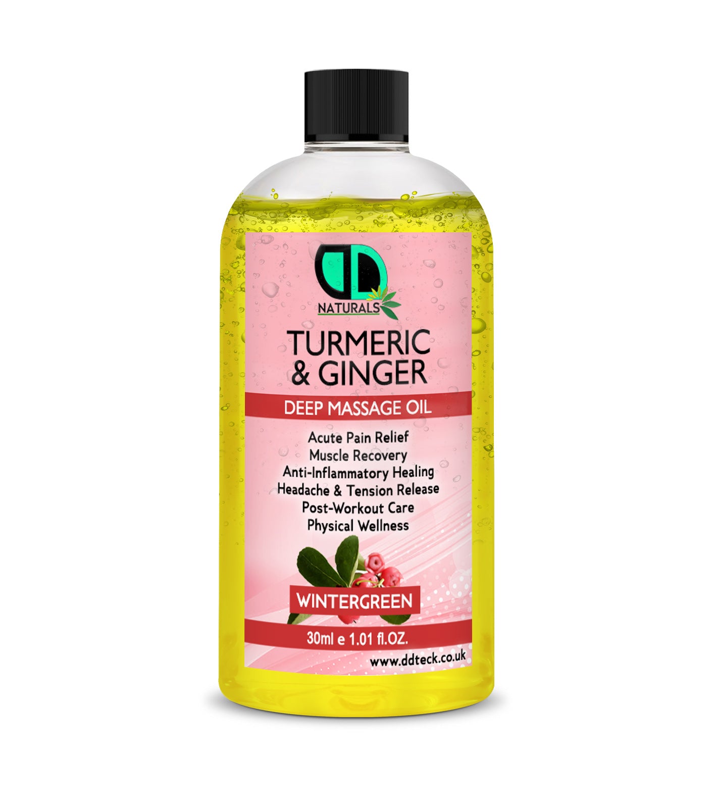 Turmeric & Ginger Deep Massage Oil with Wintergreen