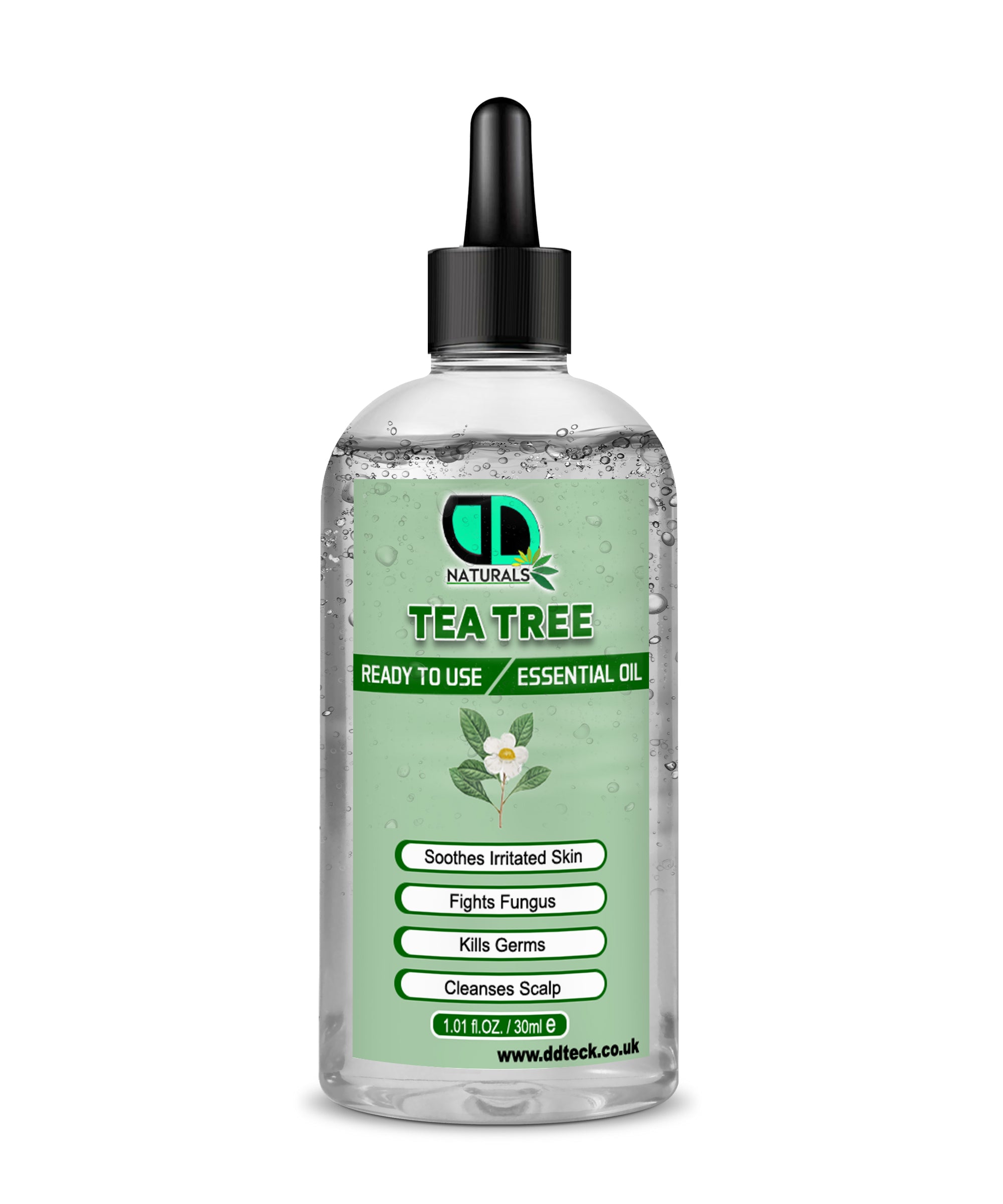 Tea Tree Essential Oil | Ready to Use | Natural Antiseptic, Skin, Scalp & Aromatherapy Oil
