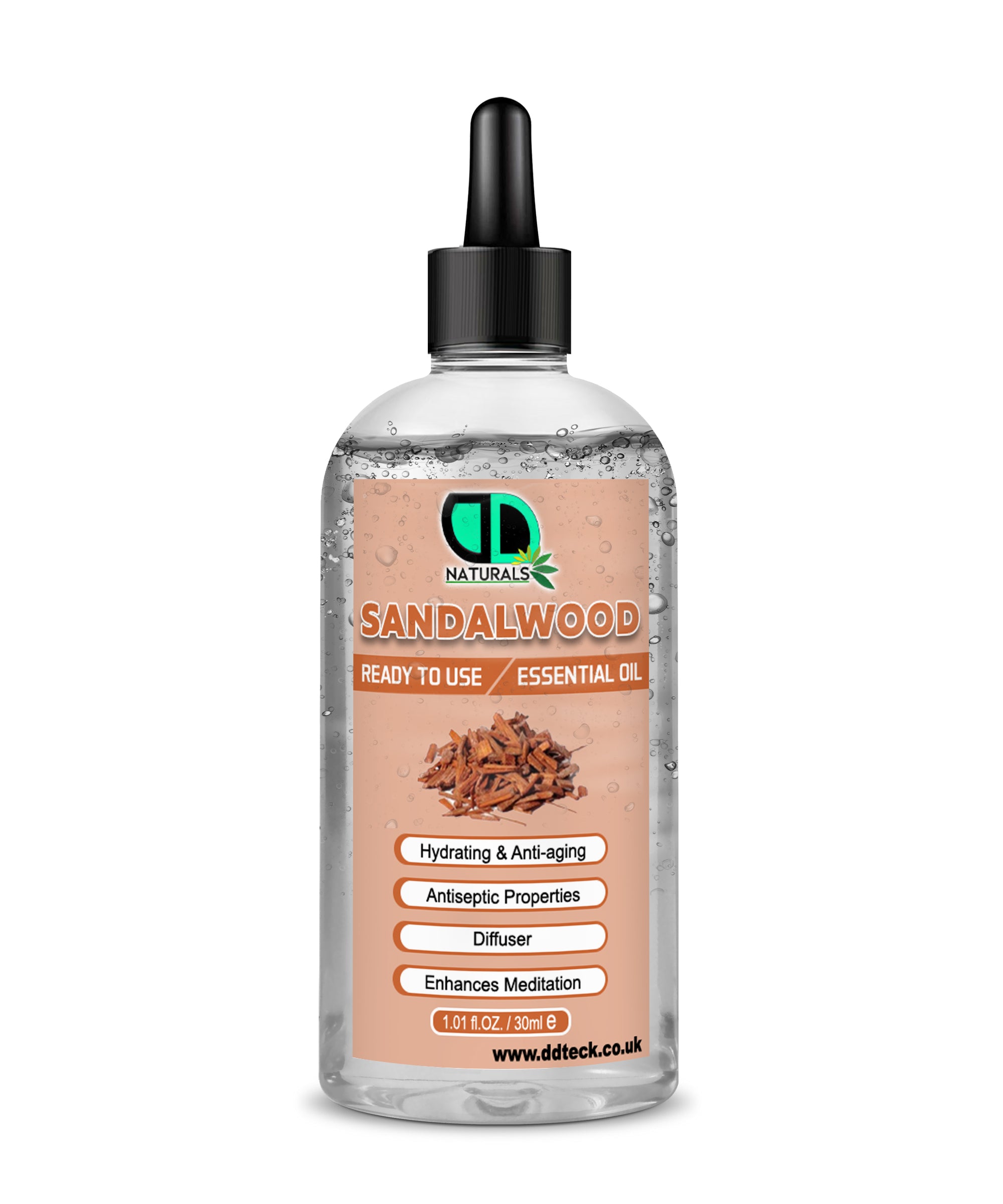Sandalwood Essential Oil - Ready to Use Hydrating & Anti-aging Formula