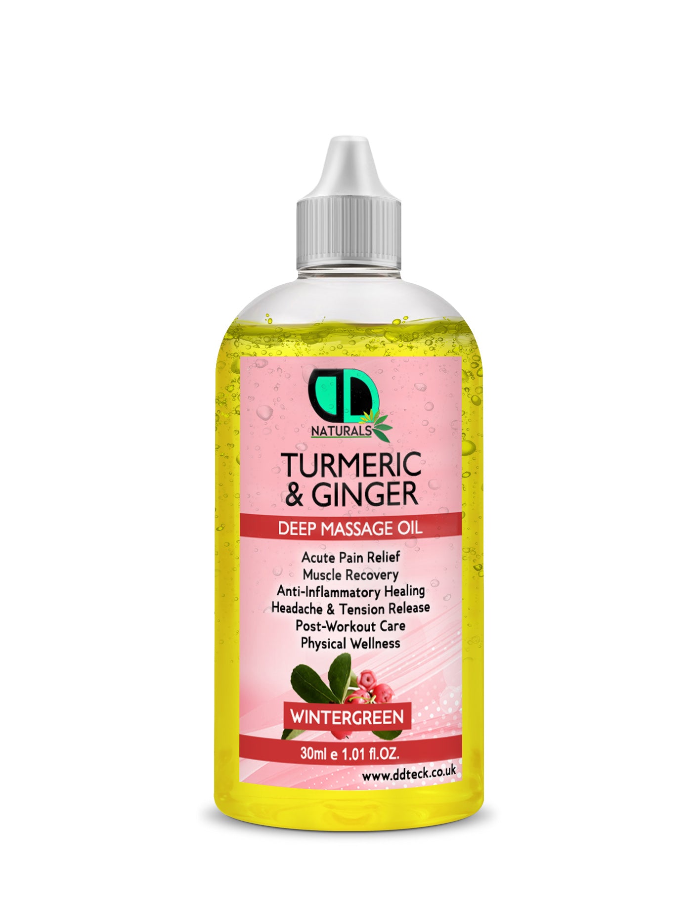 Turmeric & Ginger Deep Massage Oil with Wintergreen