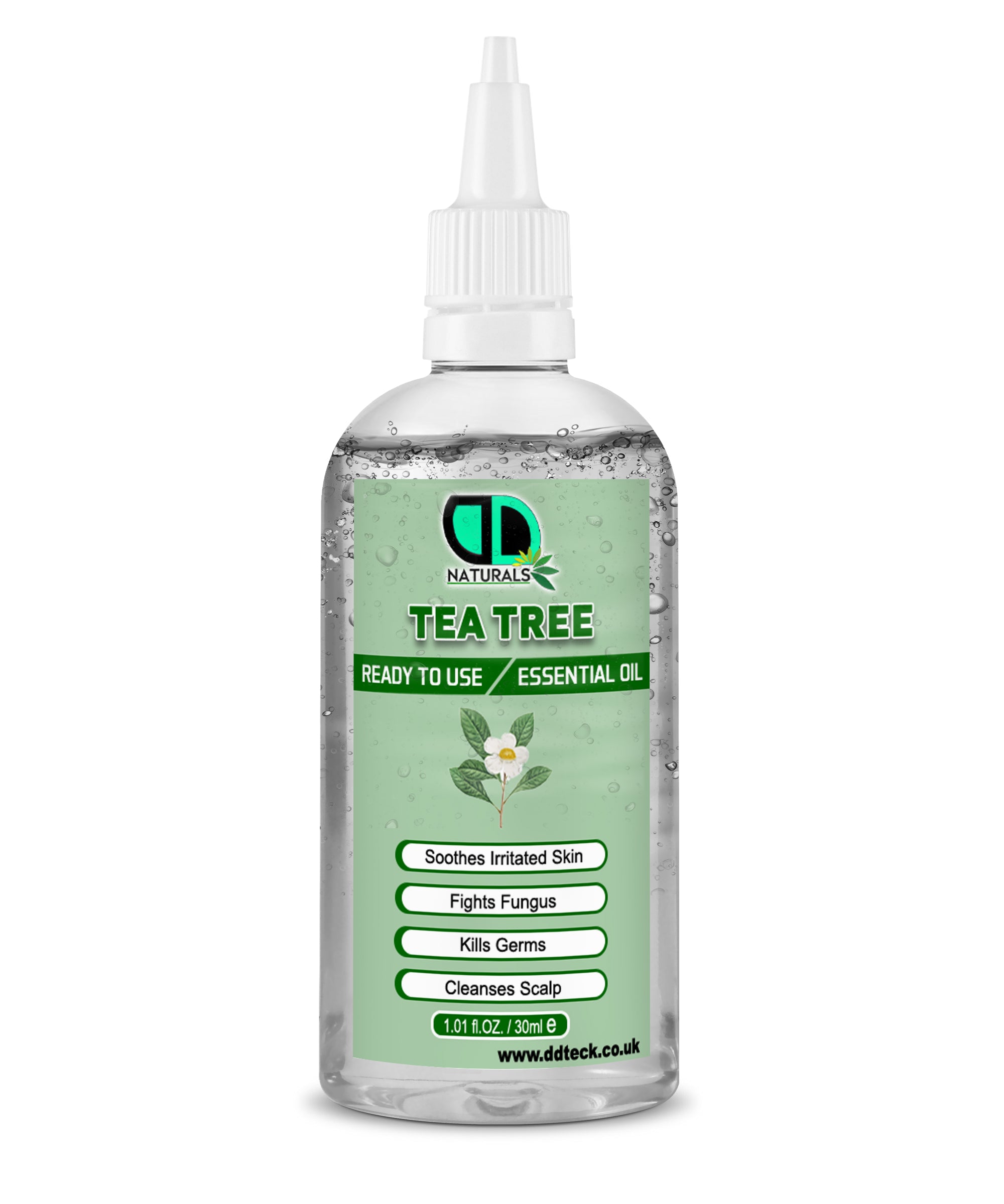 Tea Tree Essential Oil | Ready to Use | Natural Antiseptic, Skin, Scalp & Aromatherapy Oil