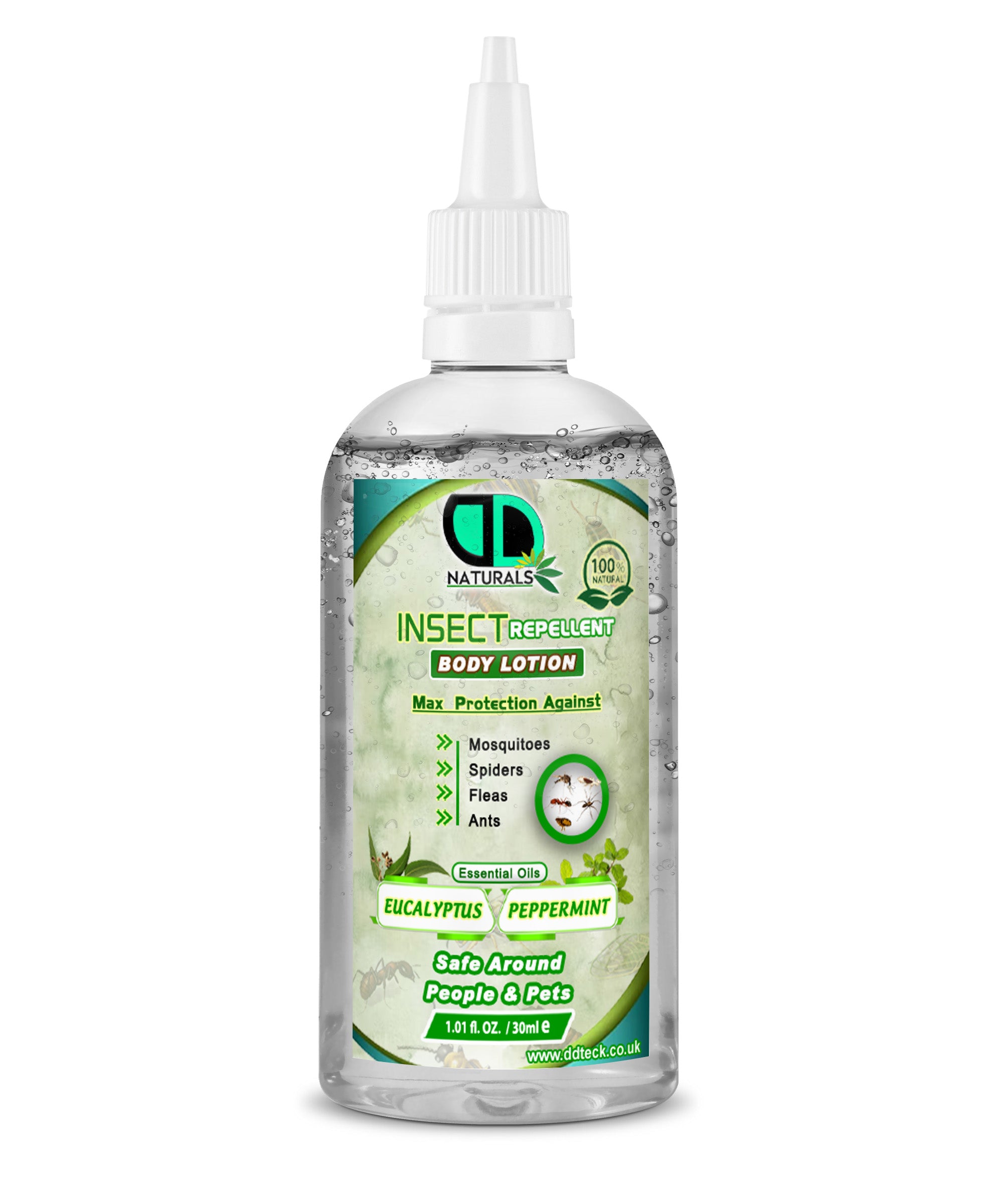 Natural Insect Repellent Body Lotion – Eucalyptus & Peppermint
