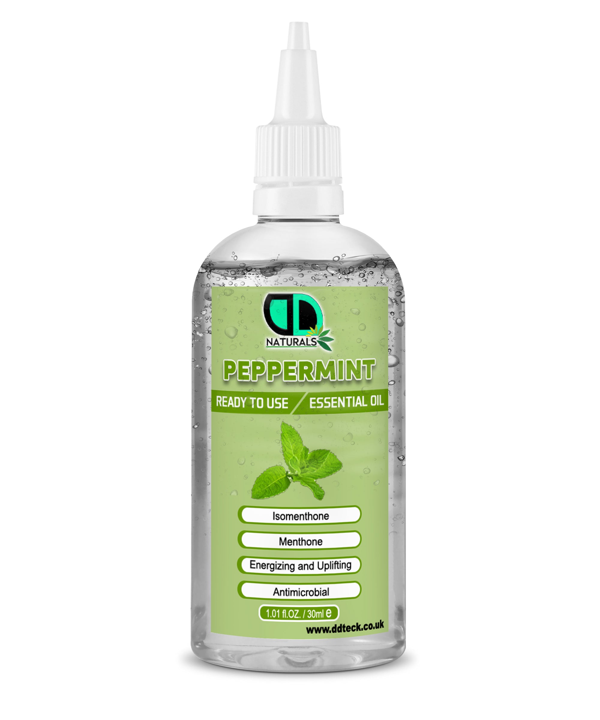 Peppermint Essential Oil - Ready to Use Energizing & Uplifting Formula
