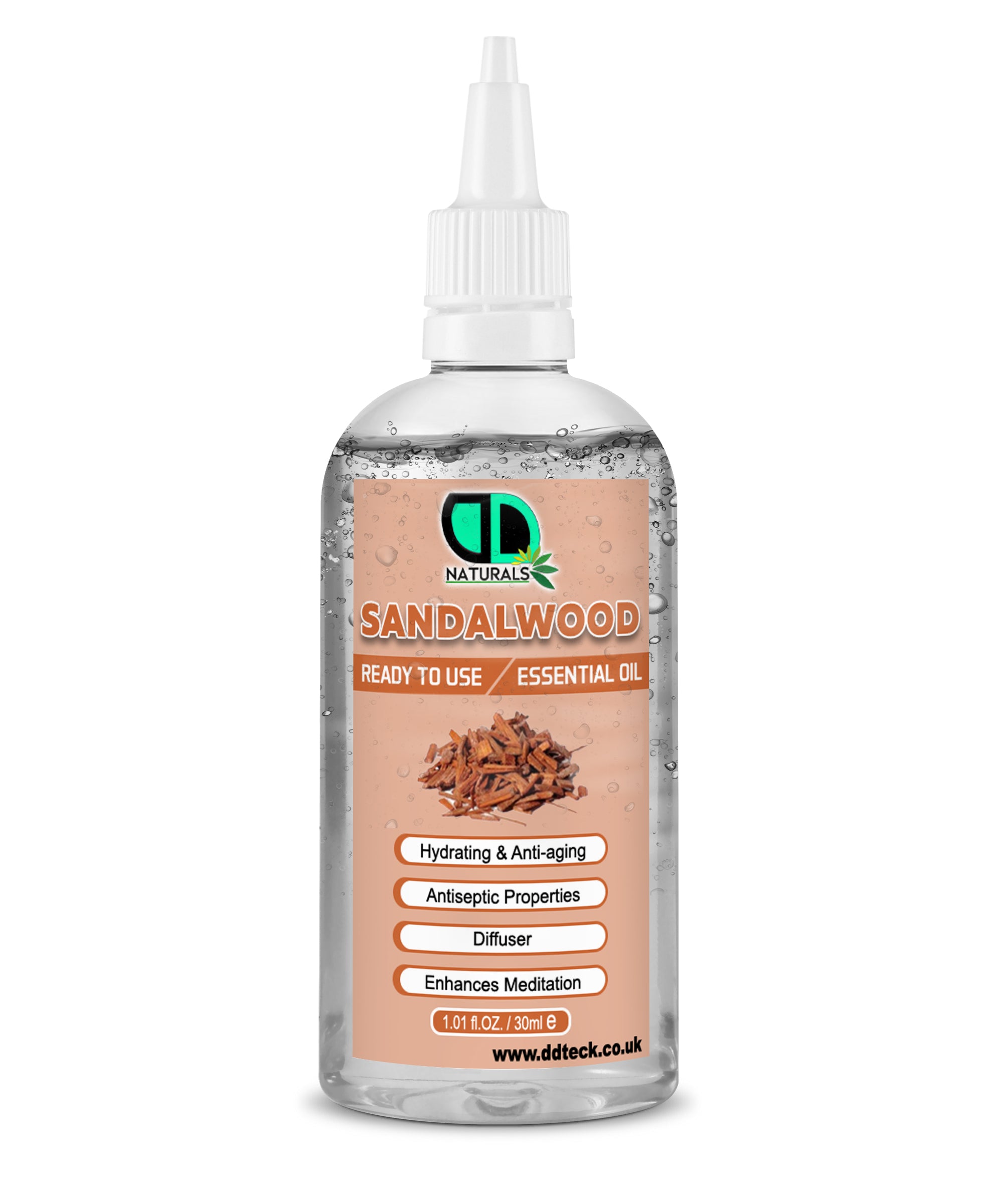 Sandalwood Essential Oil - Ready to Use Hydrating & Anti-aging Formula