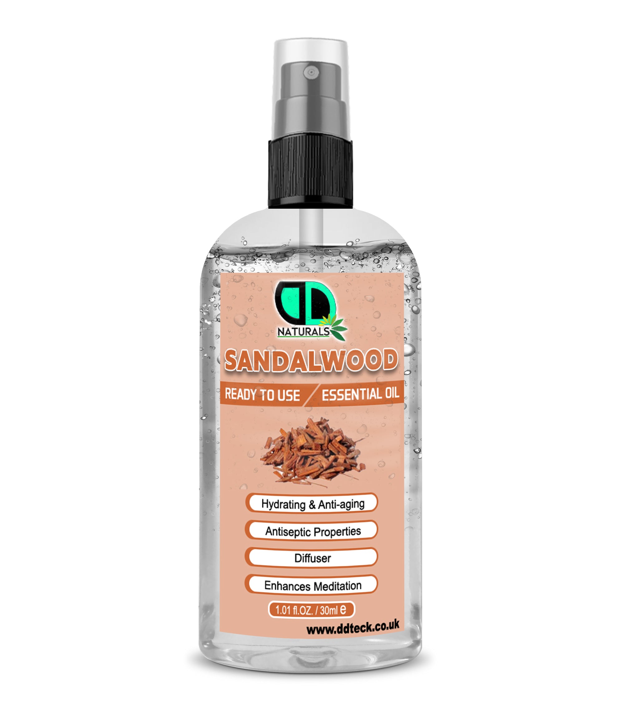 Sandalwood Essential Oil - Ready to Use Hydrating & Anti-aging Formula