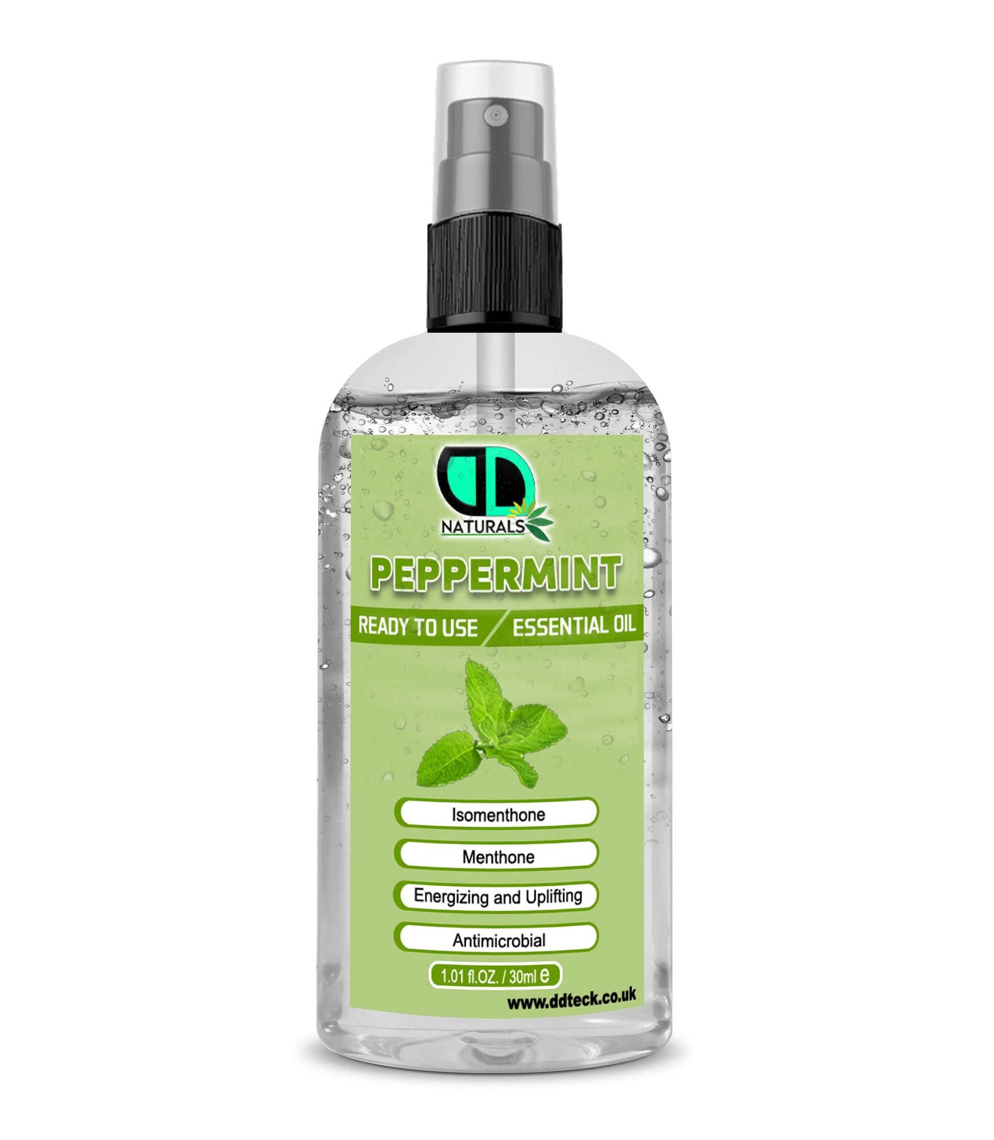 Peppermint Essential Oil - Ready to Use Energizing & Uplifting Formula