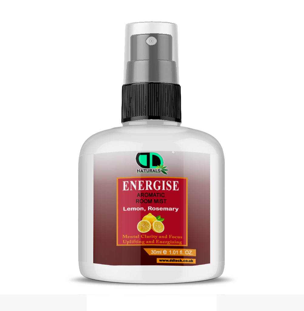 Energise Aromatic Room Mist - Lemon & Rosemary for Mental Clarity