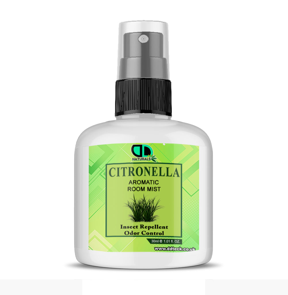 Citronella Aromatic Room Spray | Natural Insect Repellent & Long-Lasting Freshener