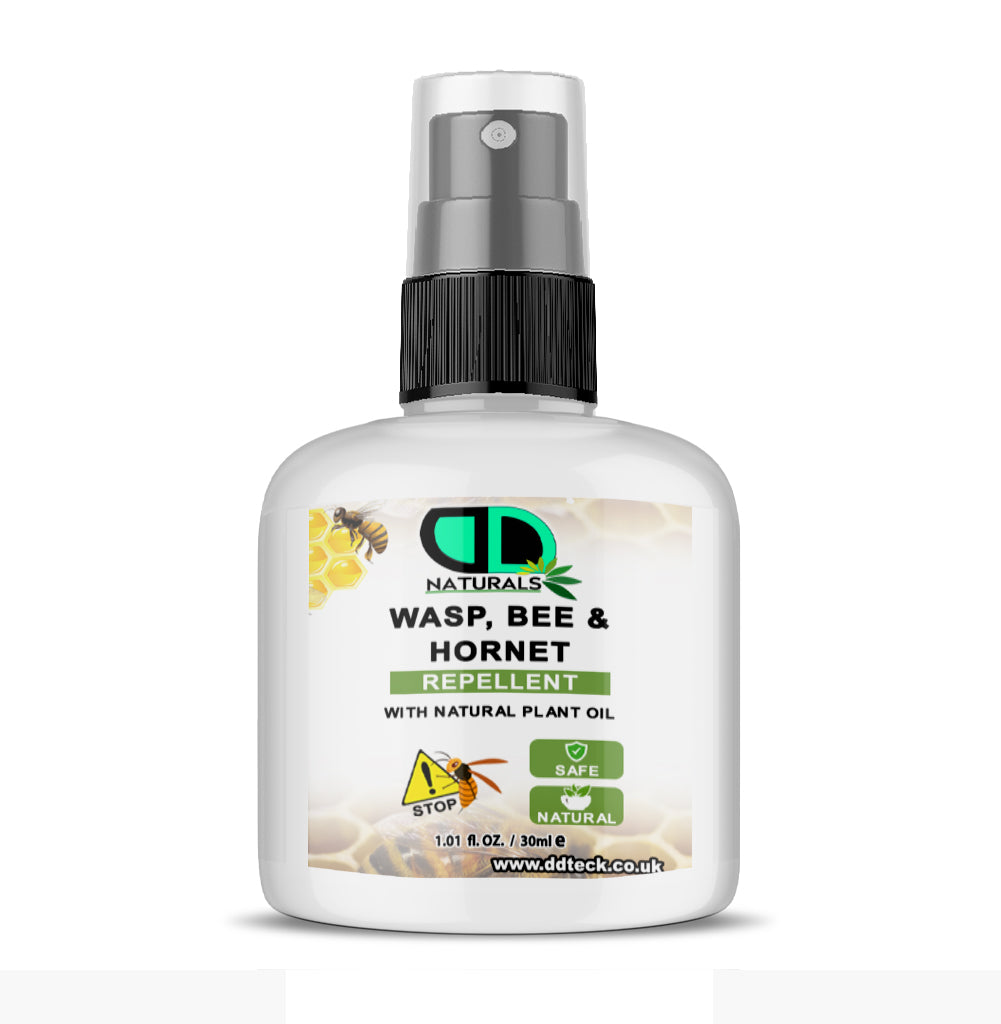 Wasp, Bee & Hornet Repellent – 100% Natural Plant Oil Defense