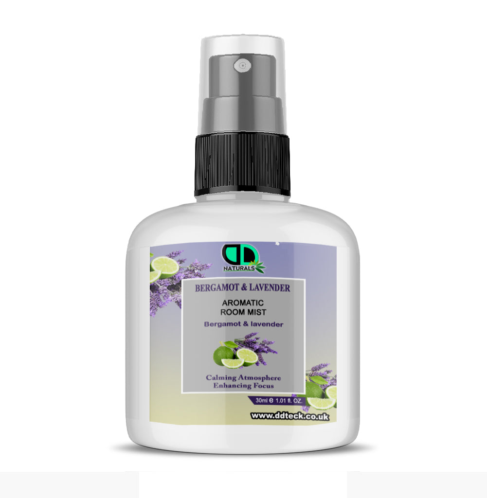 Bergamot & Lavender Aromatic Room Mist – Calming Atmosphere & Enhanced Focus