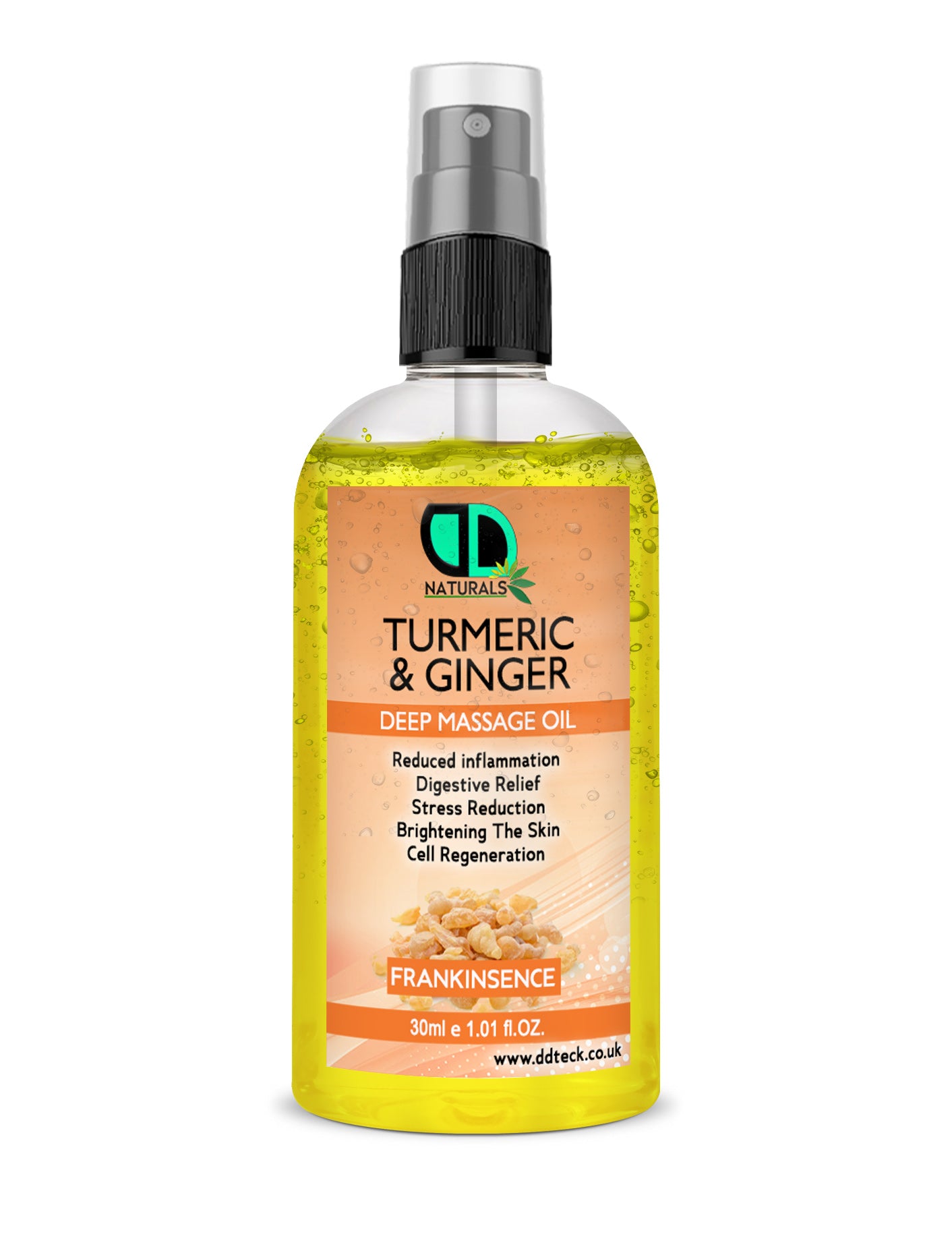 Turmeric & Ginger Deep Massage Oil with Frankincense