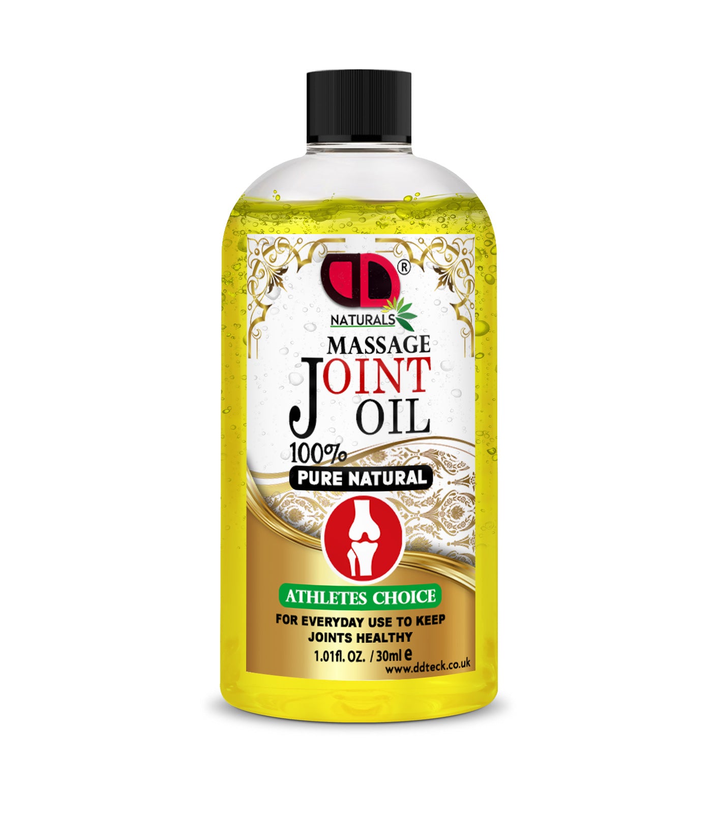 100% Pure Natural Joint Massage Oil - Athletes Choice for Healthy Joints
