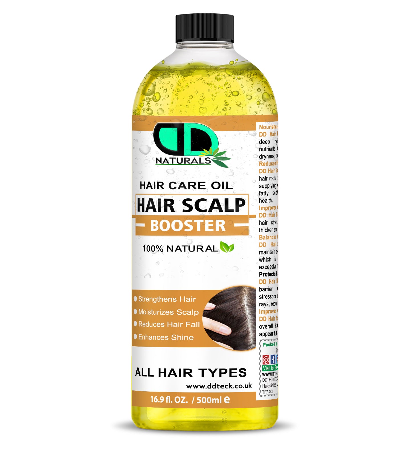 Natural Hair Scalp Booster | Strengthens Hair & Reduces Hair Fall