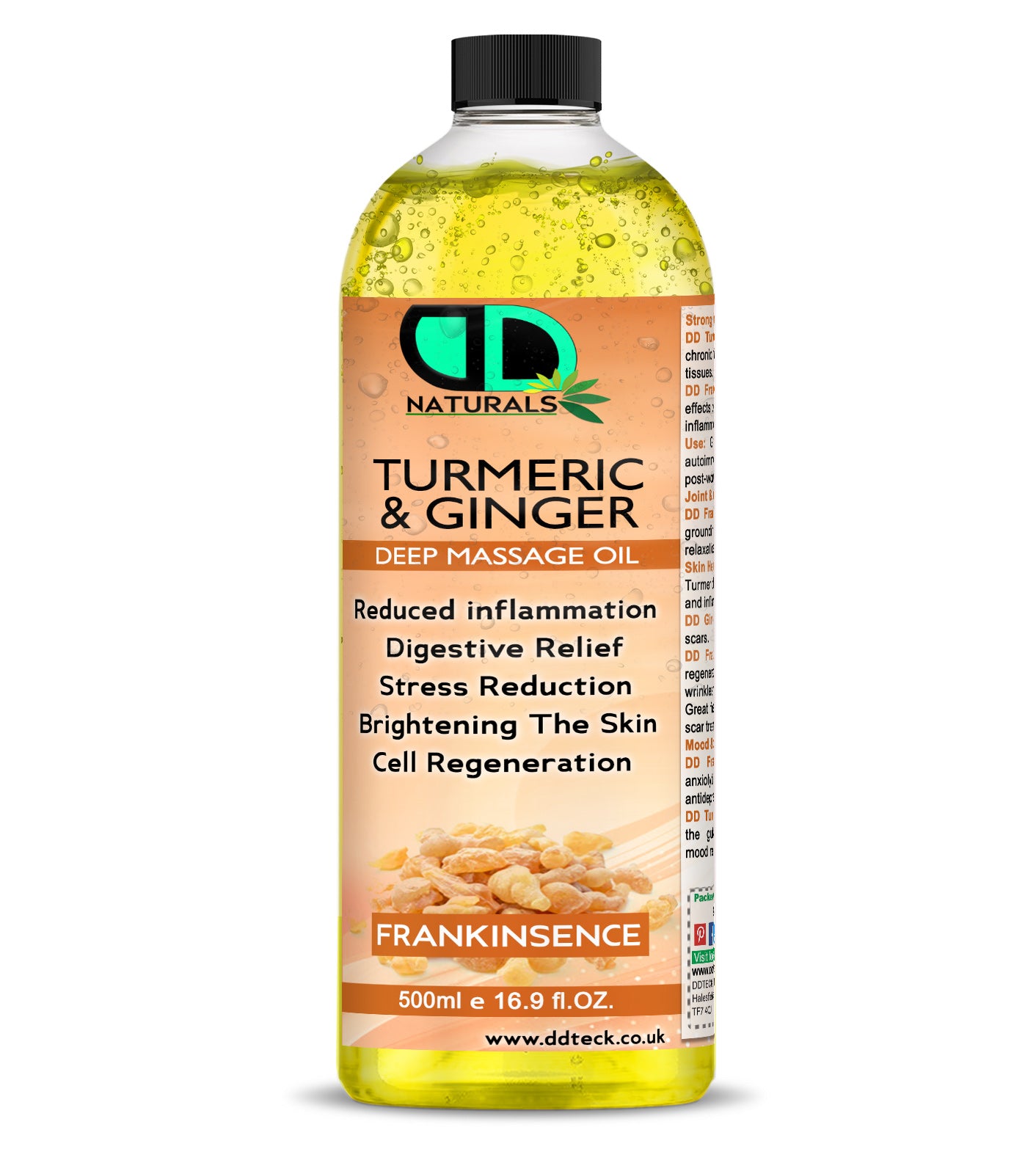 Turmeric & Ginger Deep Massage Oil with Frankincense
