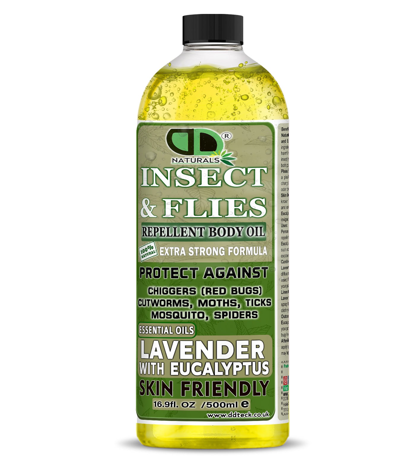 Insect Repellent with Lavender & Eucalyptus Essential Oils | Natural Bug Protection