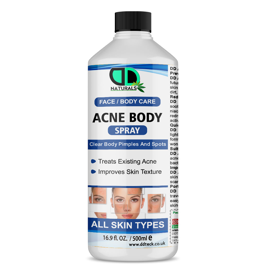 Acne Body Spray | Fast-Drying Acne Control Spray for Face & Body