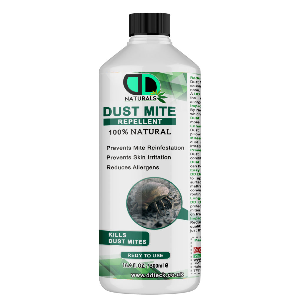 100% Natural Dust Mite Repellent – Kills Mites & Reduces Allergens