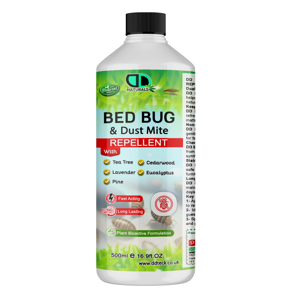 Naturals Bed Bug & Dust Mite Repellent – Plant Bioactive Fast Acting & Long Lasting Formula
