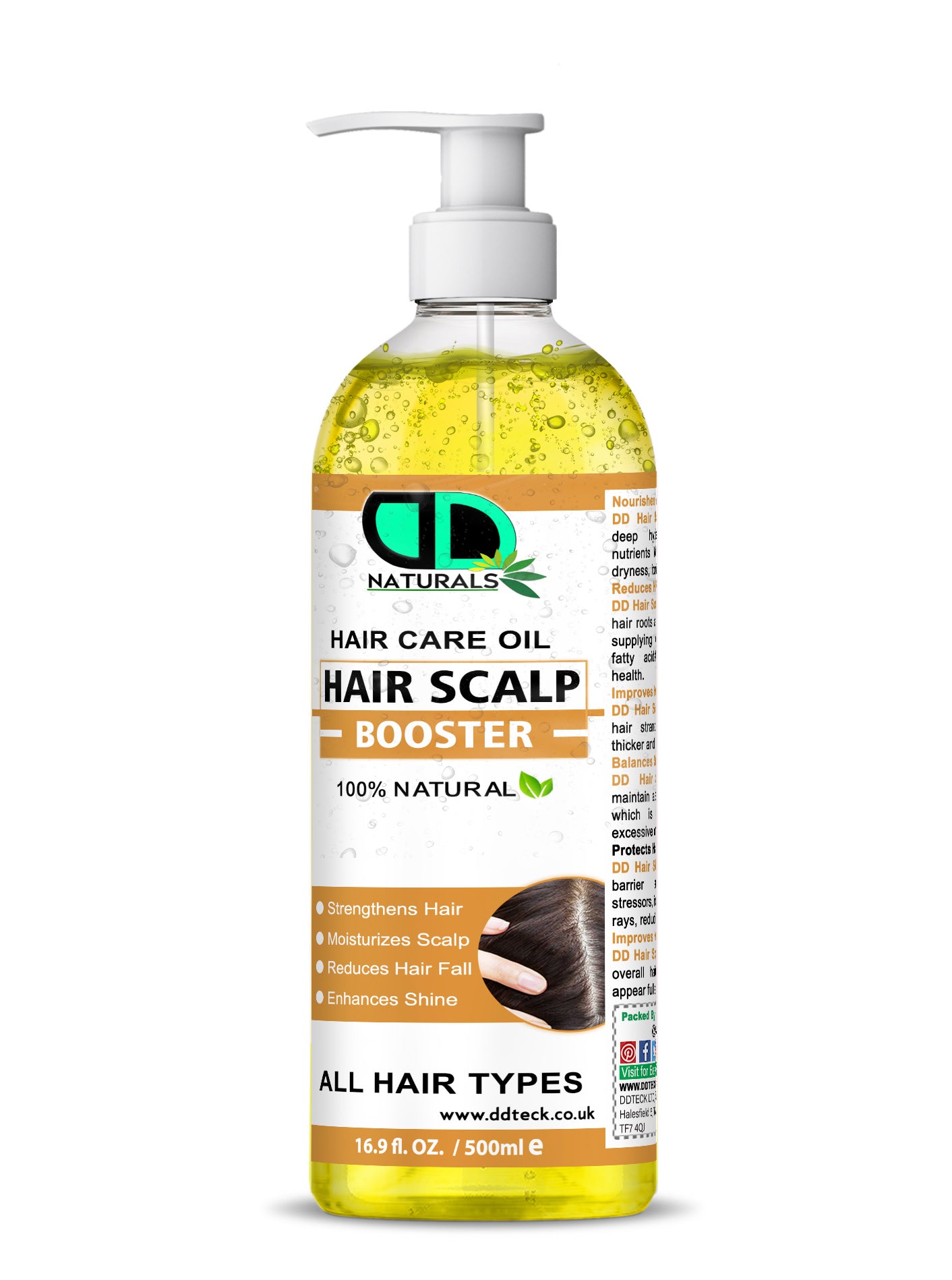 Natural Hair Scalp Booster | Strengthens Hair & Reduces Hair Fall