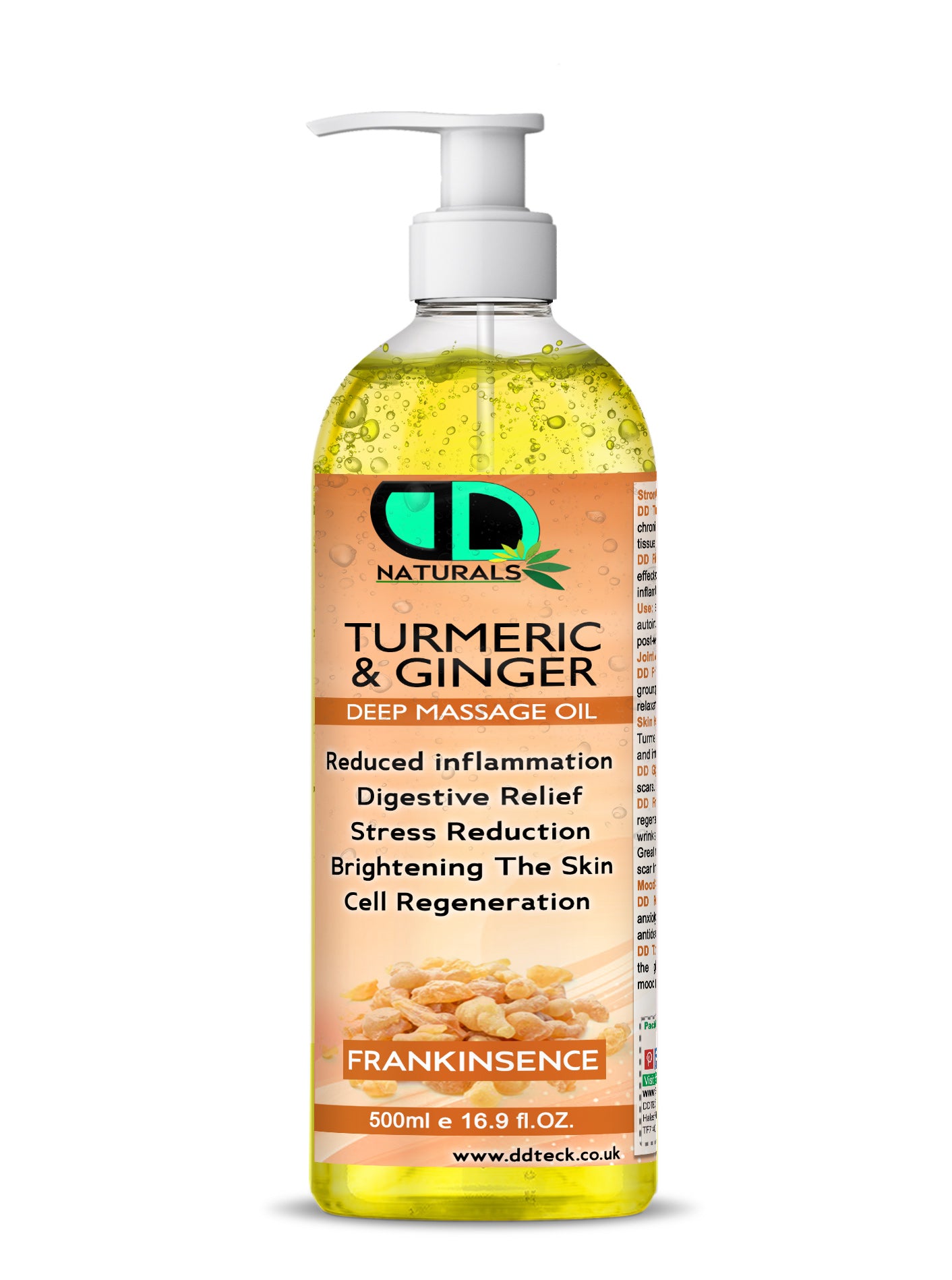 Turmeric & Ginger Deep Massage Oil with Frankincense
