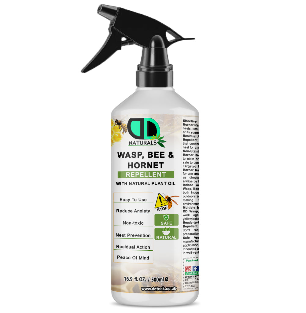 Wasp, Bee & Hornet Repellent – 100% Natural Plant Oil Defense