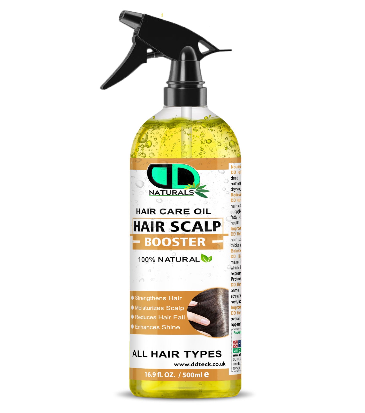 Natural Hair Scalp Booster | Strengthens Hair & Reduces Hair Fall