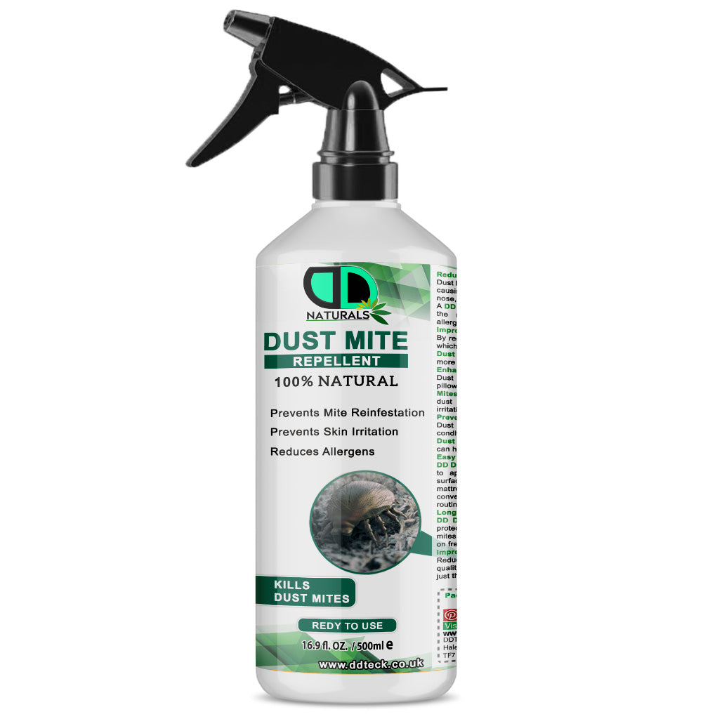 100% Natural Dust Mite Repellent – Kills Mites & Reduces Allergens