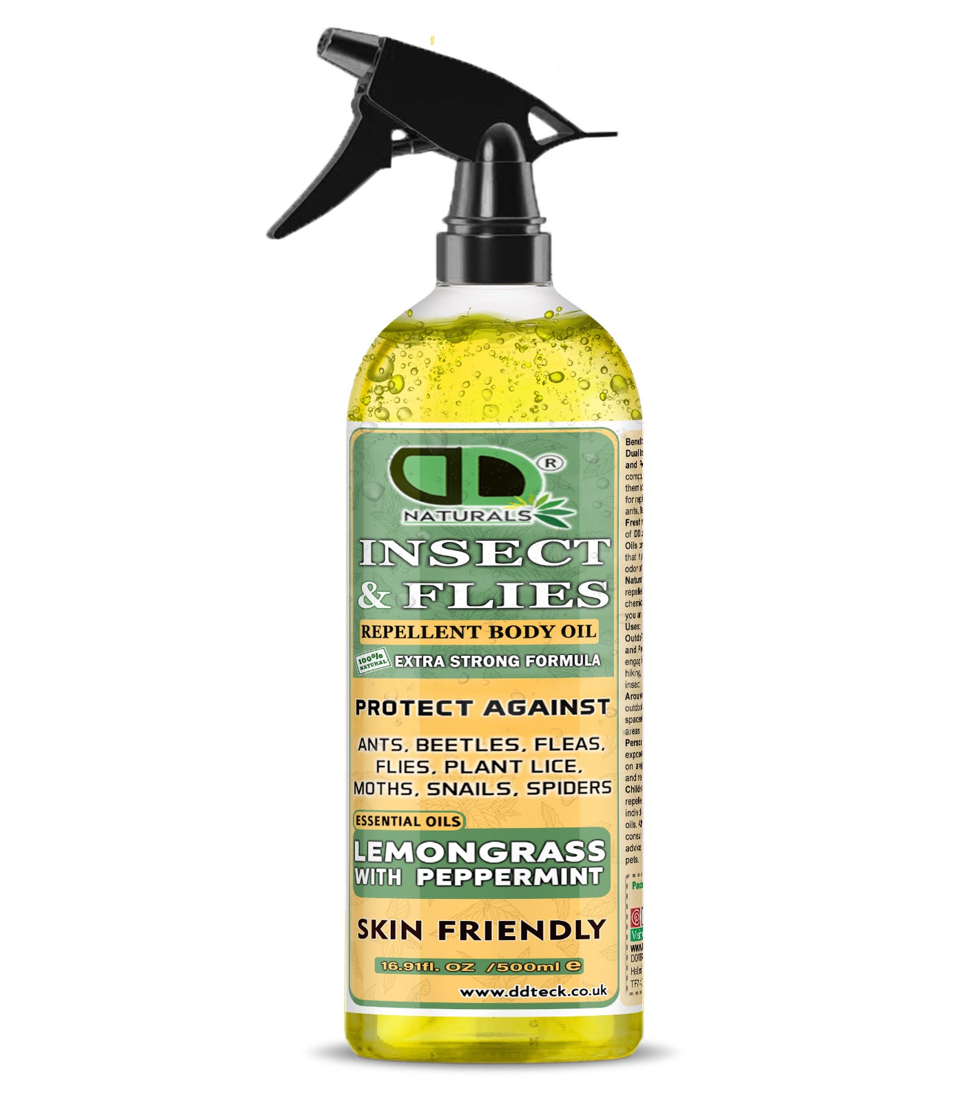 Lemongrass & Peppermint Insect Repellent – Extra Strong Natural Formula