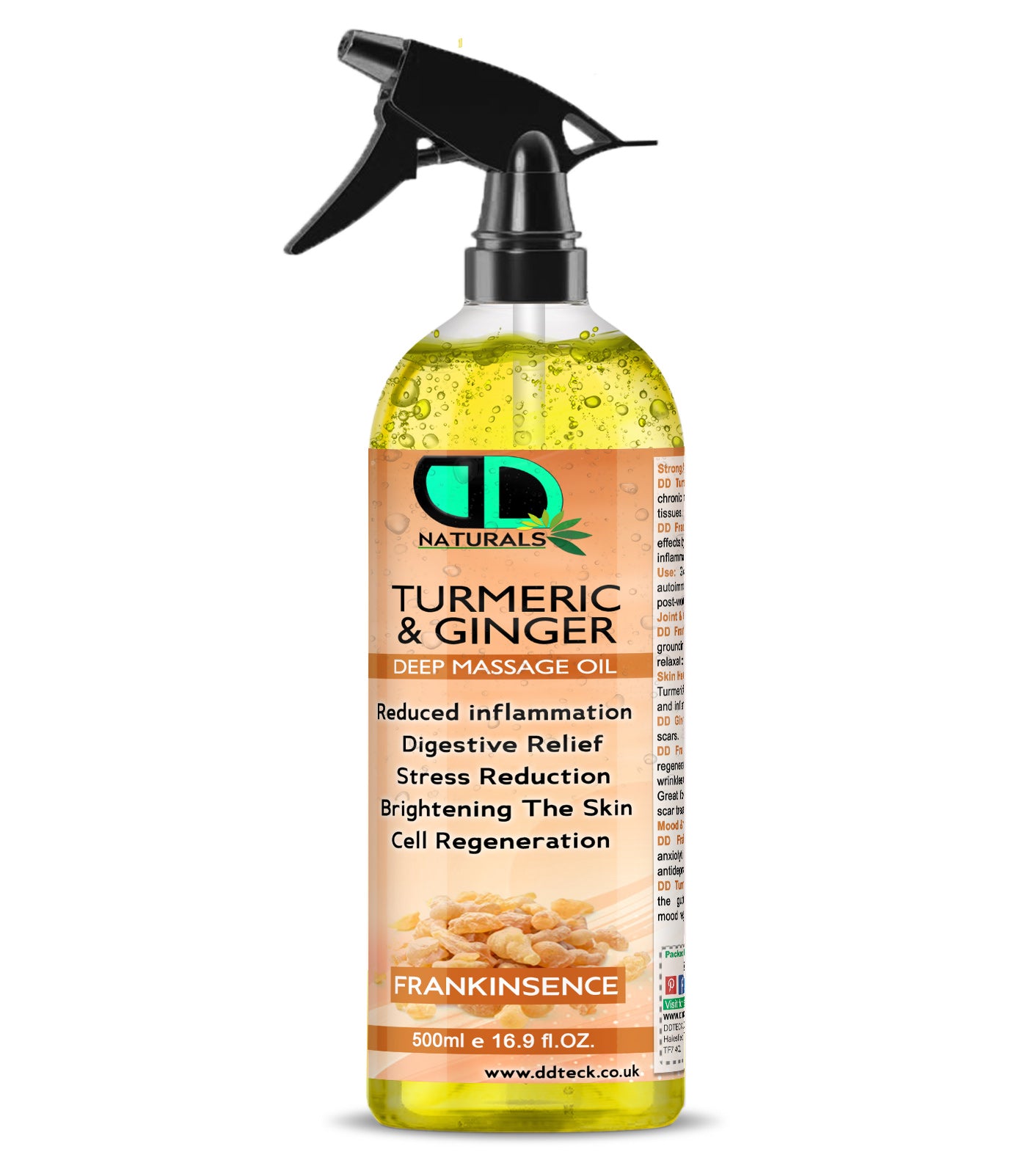 Turmeric & Ginger Deep Massage Oil with Frankincense