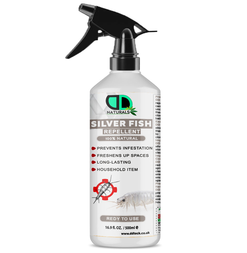 Silverfish Repellent Spray | Natural Lavender & Cinnamon Essential Oil Pest Control