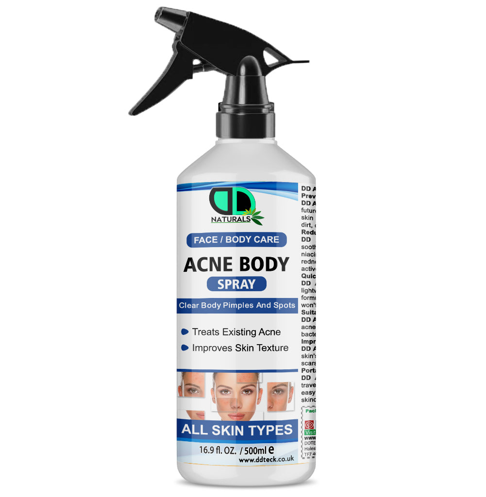 Acne Body Spray | Fast-Drying Acne Control Spray for Face & Body