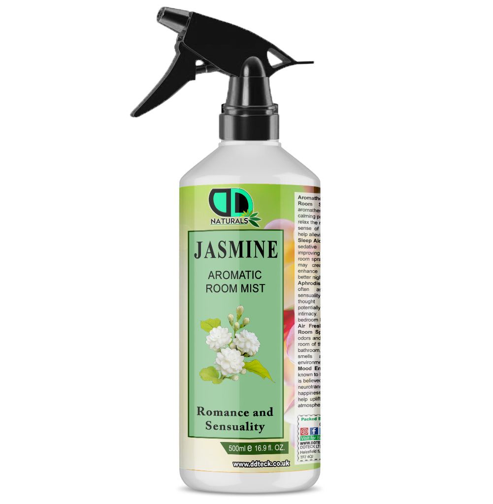Jasmine Aromatic Room Mist – Romance & Sensuality Fragrance Spray | Refreshing Air Freshener