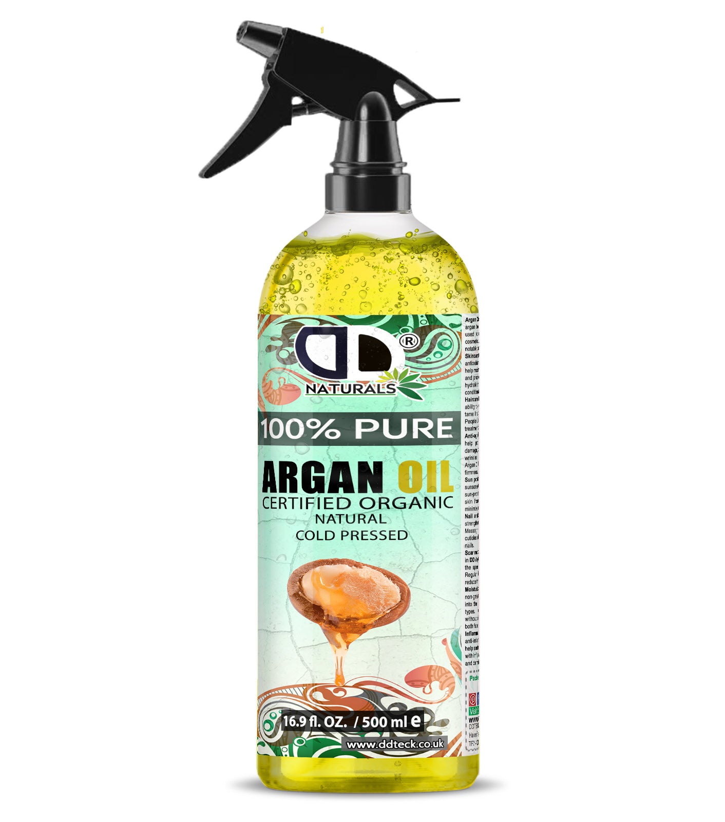 100% Pure Argan Oil | Organic Cold-Pressed Oil for Hair, Skin & Nails