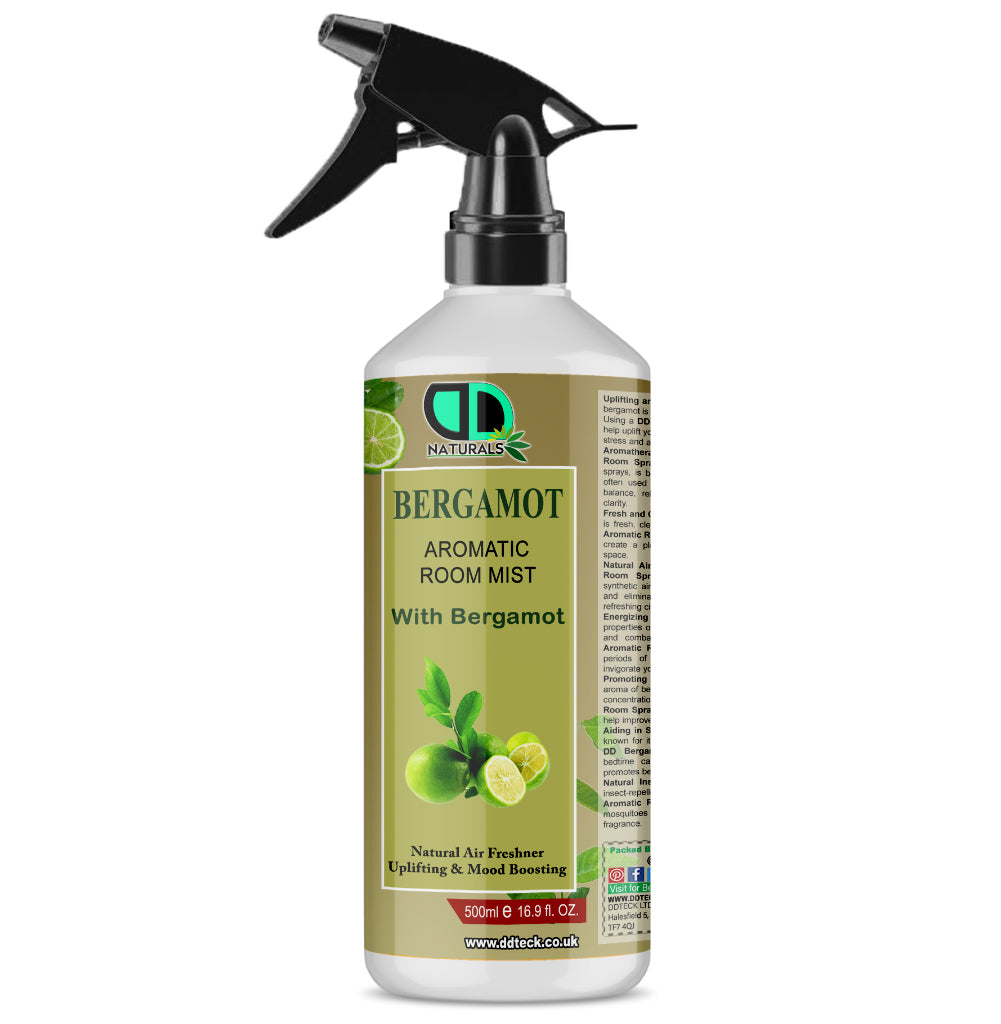 Bergamot Aromatic Room Mist – Natural Air Freshener for Mood Boosting