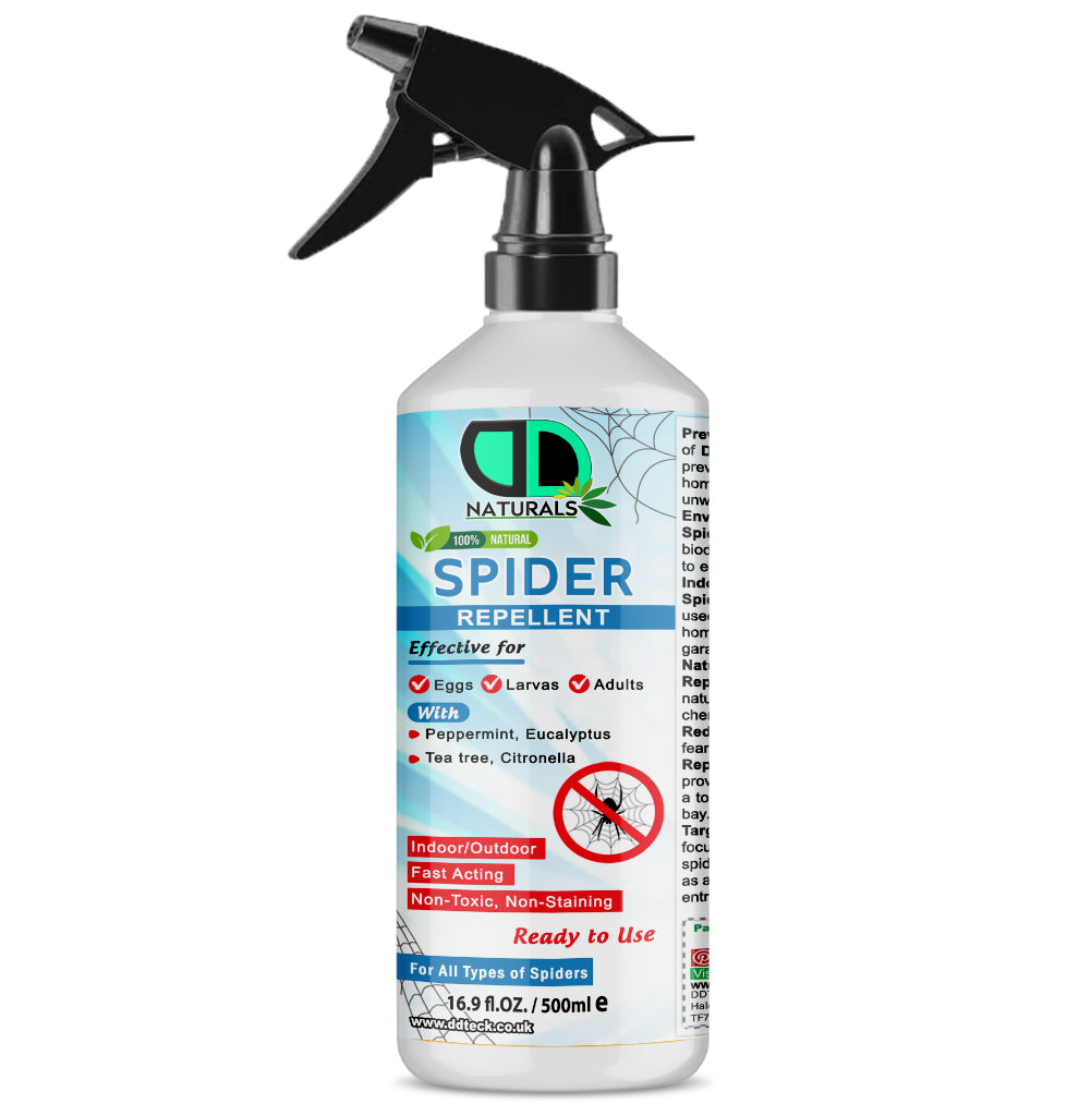 100% Natural Spider Repellent – Fast-Acting Indoor & Outdoor Protection