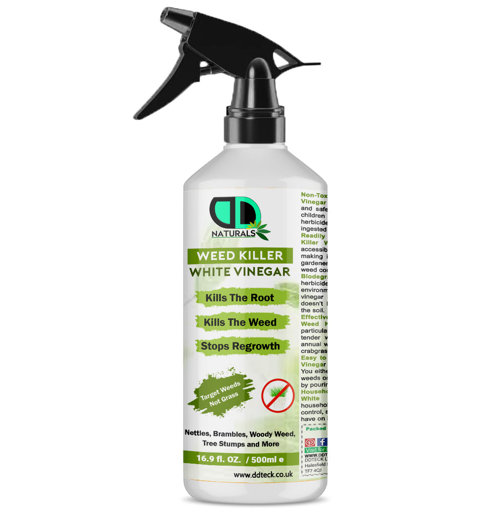 Weed Killer White Vinegar – Heavy Duty Root Killer & Regrowth Preventer