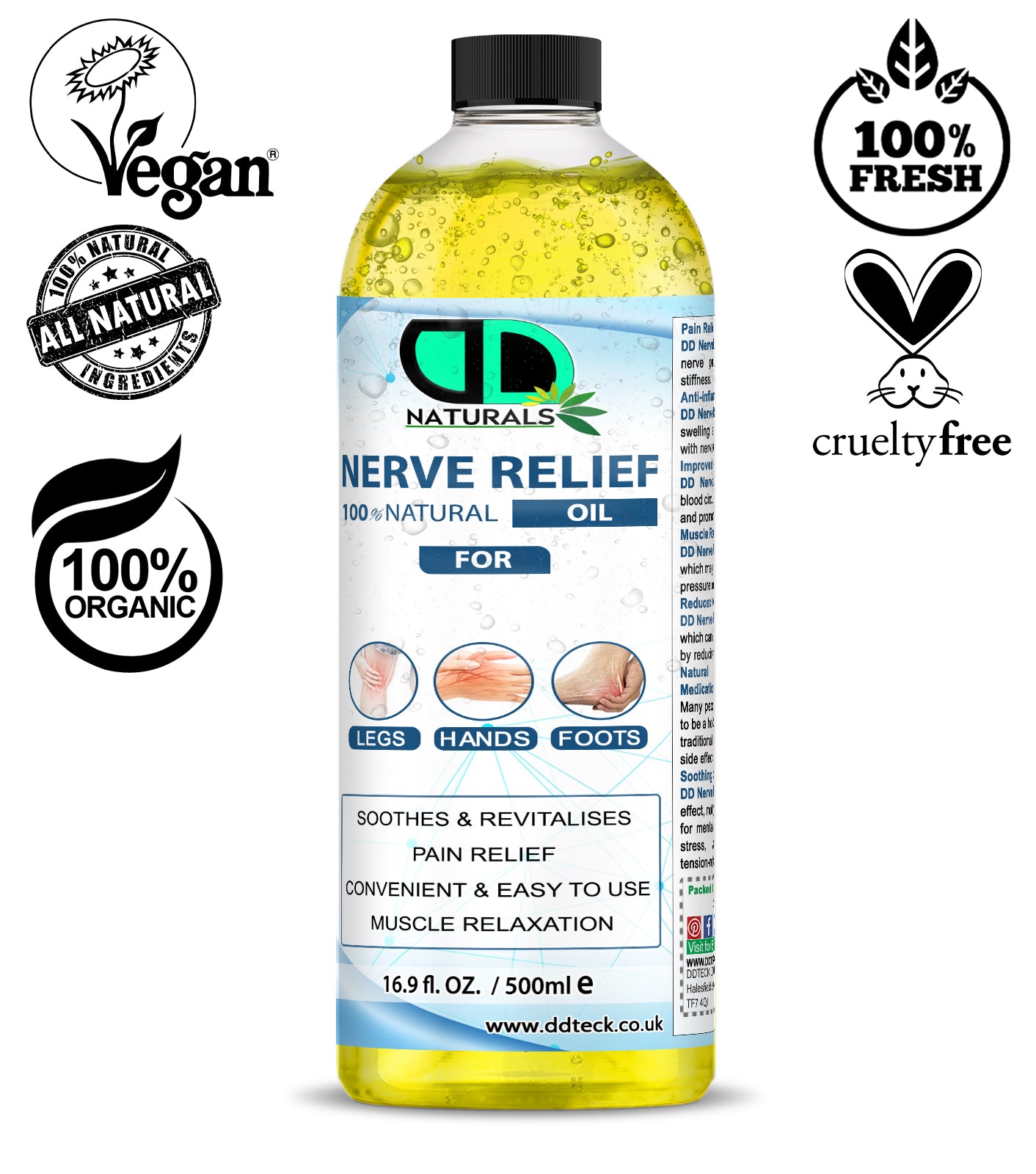 Nerve Relief Oil | Natural Sciatica & Nerve Pain Relief with Essential Oils