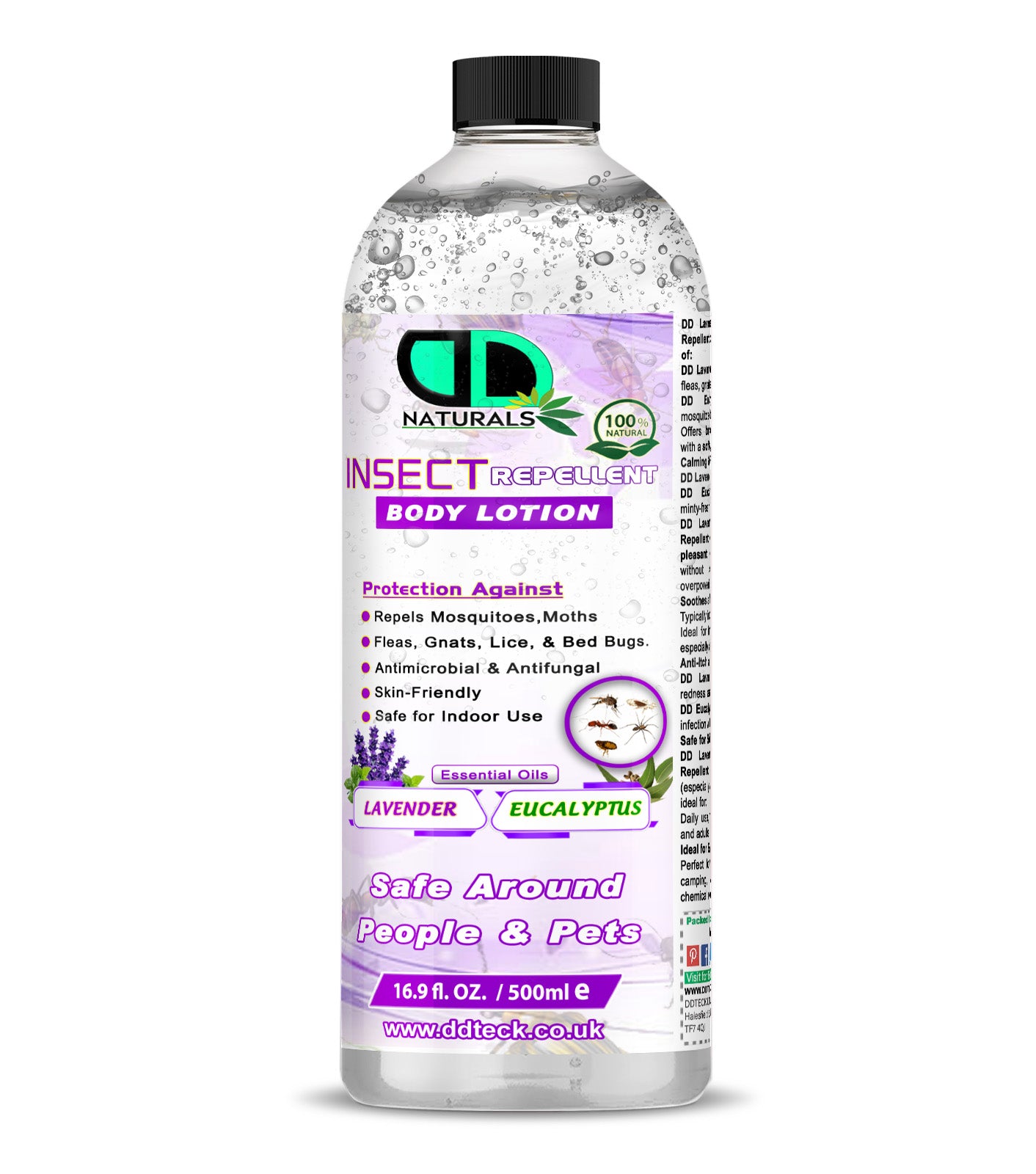 Lavender & Eucalyptus Insect Repellent Body Lotion | Natural, Soothing & Daily Outdoor Protection