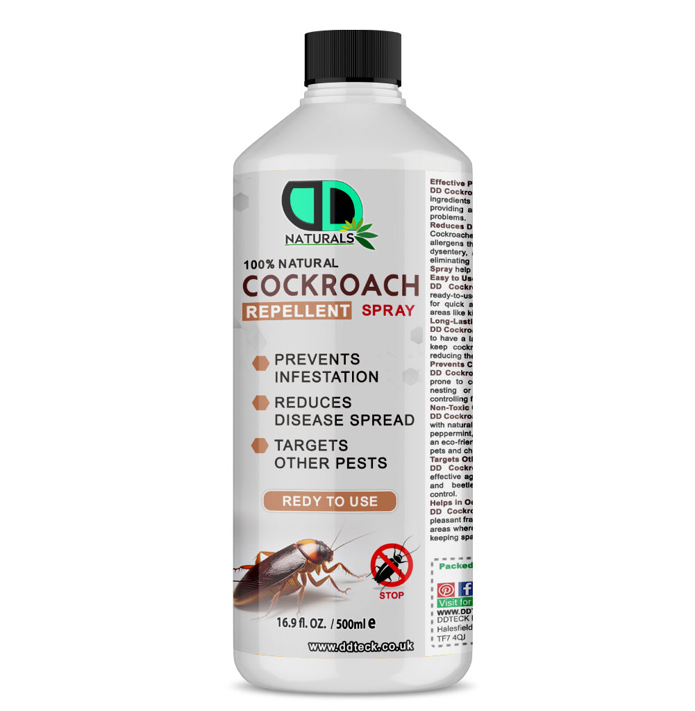 Cockroach Repellent – Natural Plant-Based Spray for Cockroaches & Crawling Insects (Home & Garden Use)