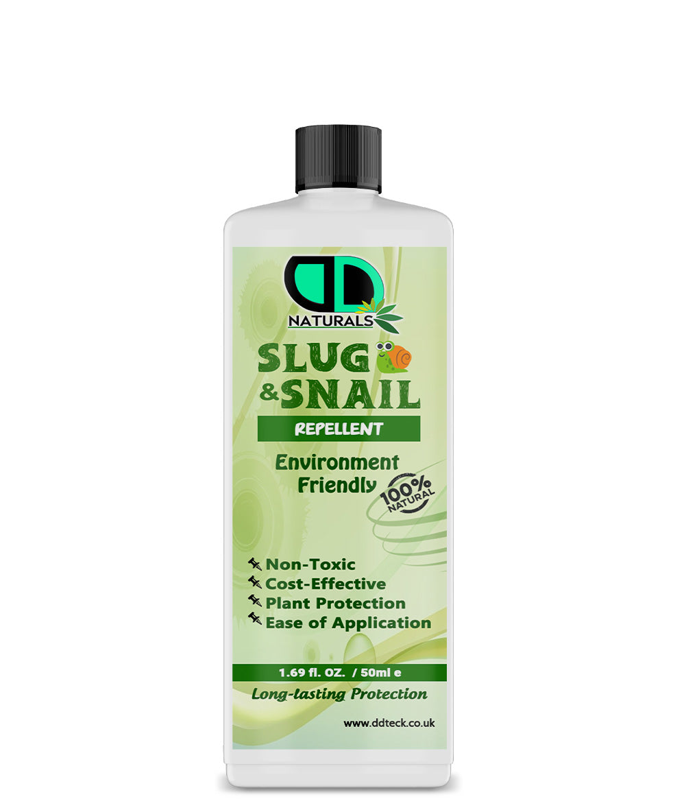 100% Natural Slug & Snail Repellent – Non-Toxic Plant Protection