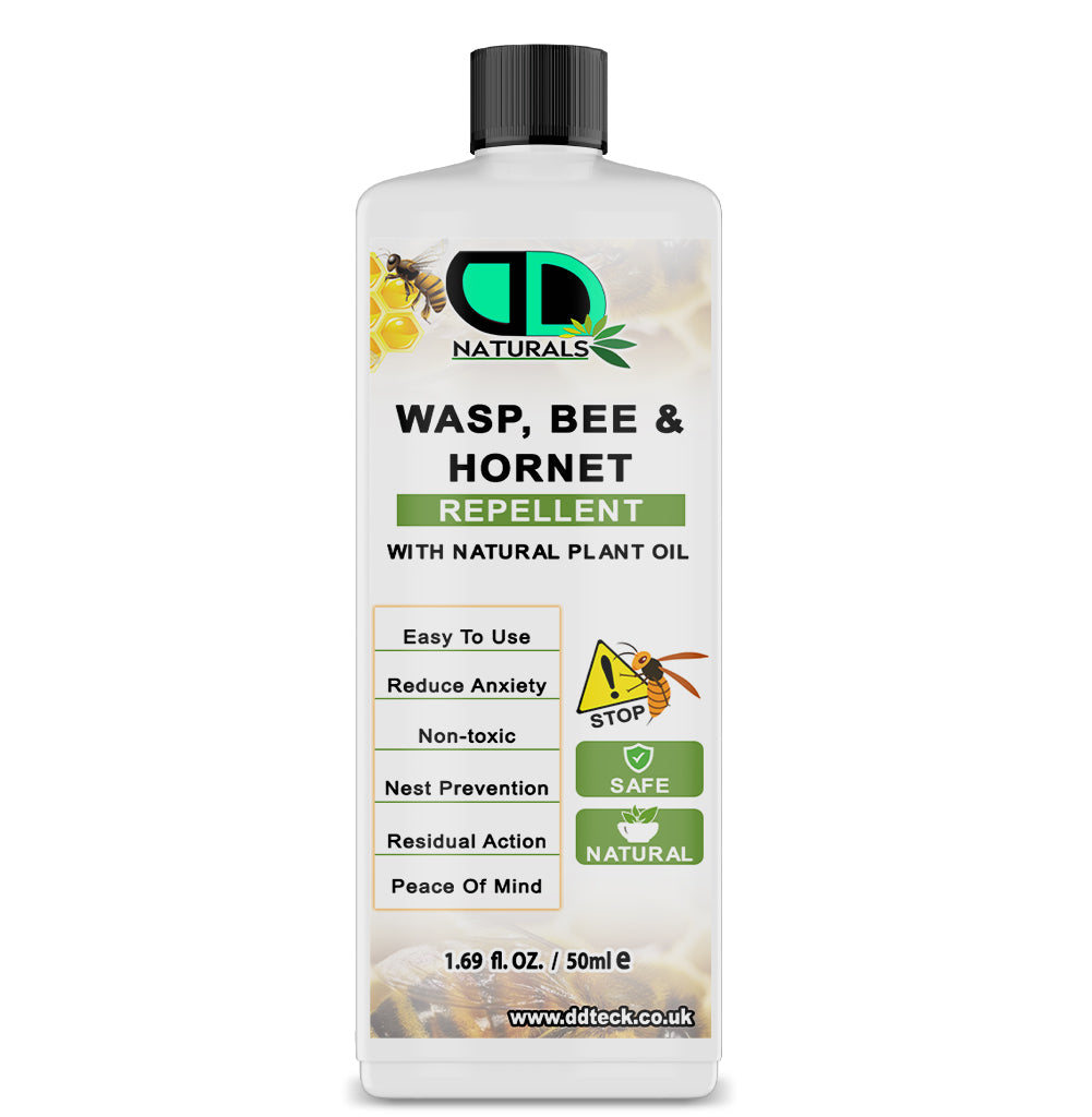 Wasp, Bee & Hornet Repellent – 100% Natural Plant Oil Defense
