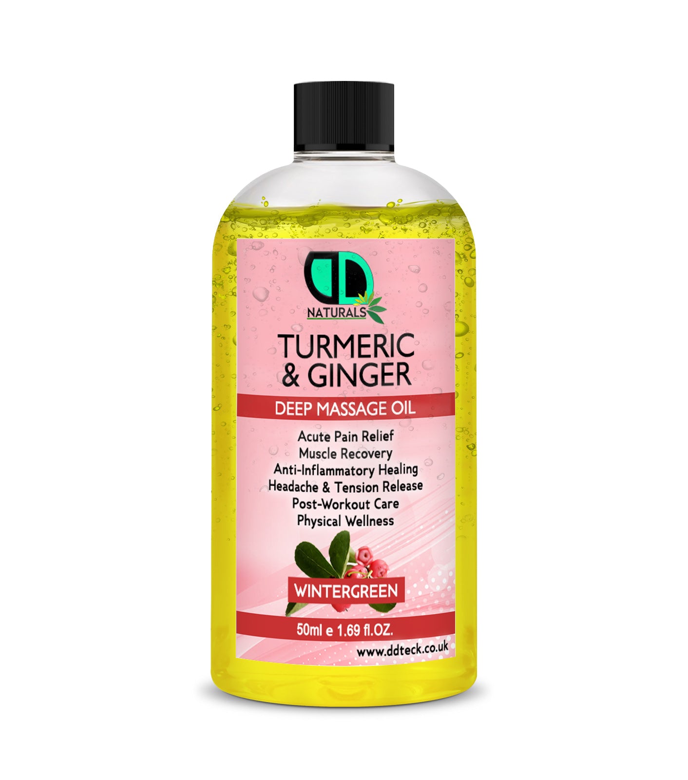 Turmeric & Ginger Deep Massage Oil with Wintergreen